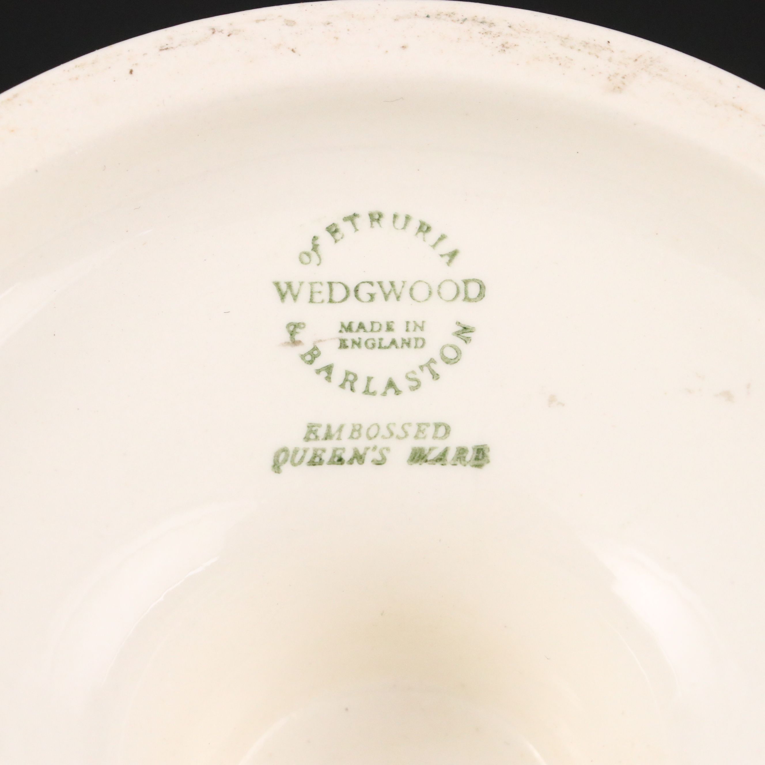 Wedgwood Embossed Queensware Vase, Mid to Late 20th Century