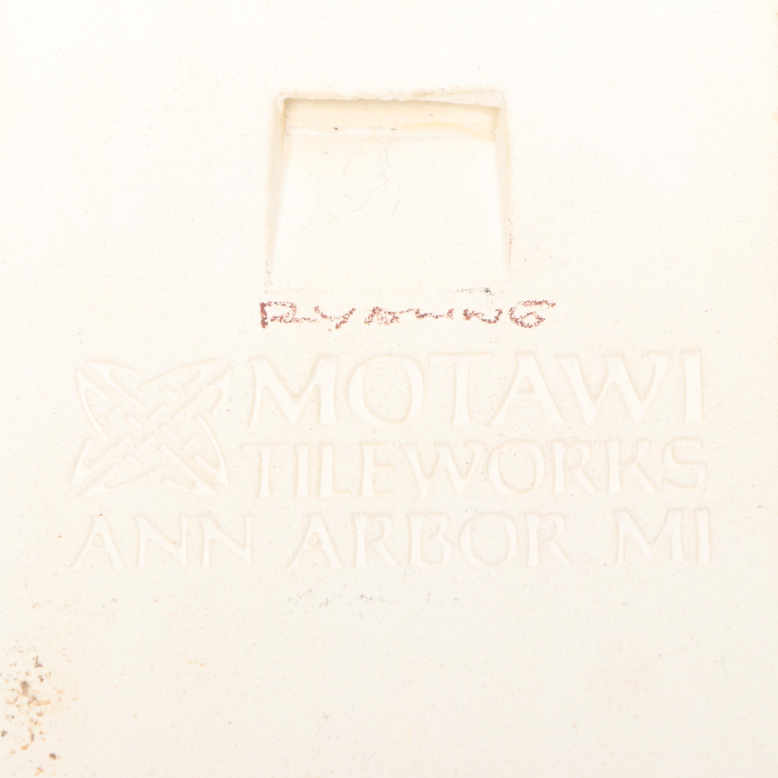 Motawi"Bell Flower, " "Dard Hunter," and "Little Journies" Ceramic Tiles