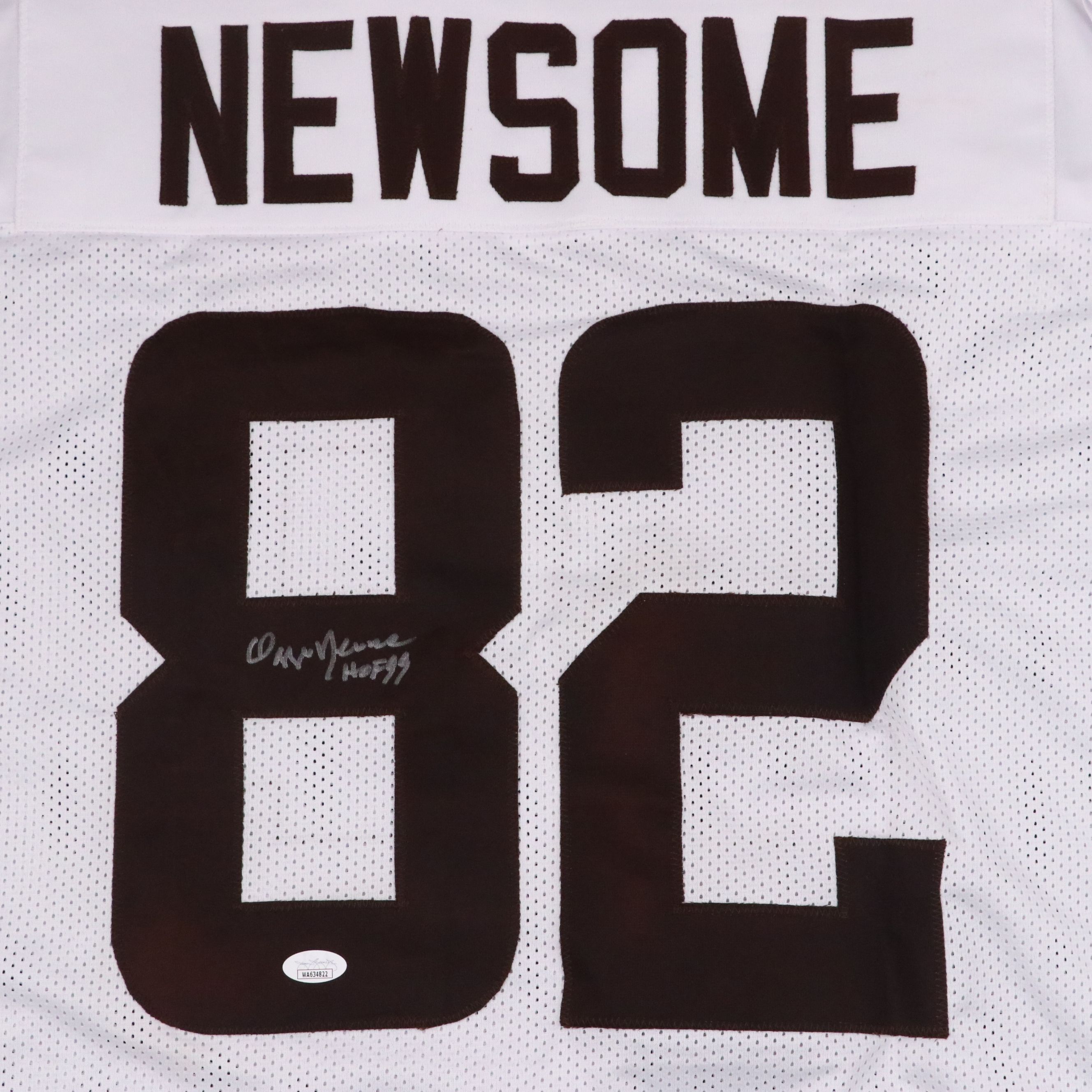Ozzie Newsome Signed “HOF 99” Cleveland Browns Football Jersey, JSA