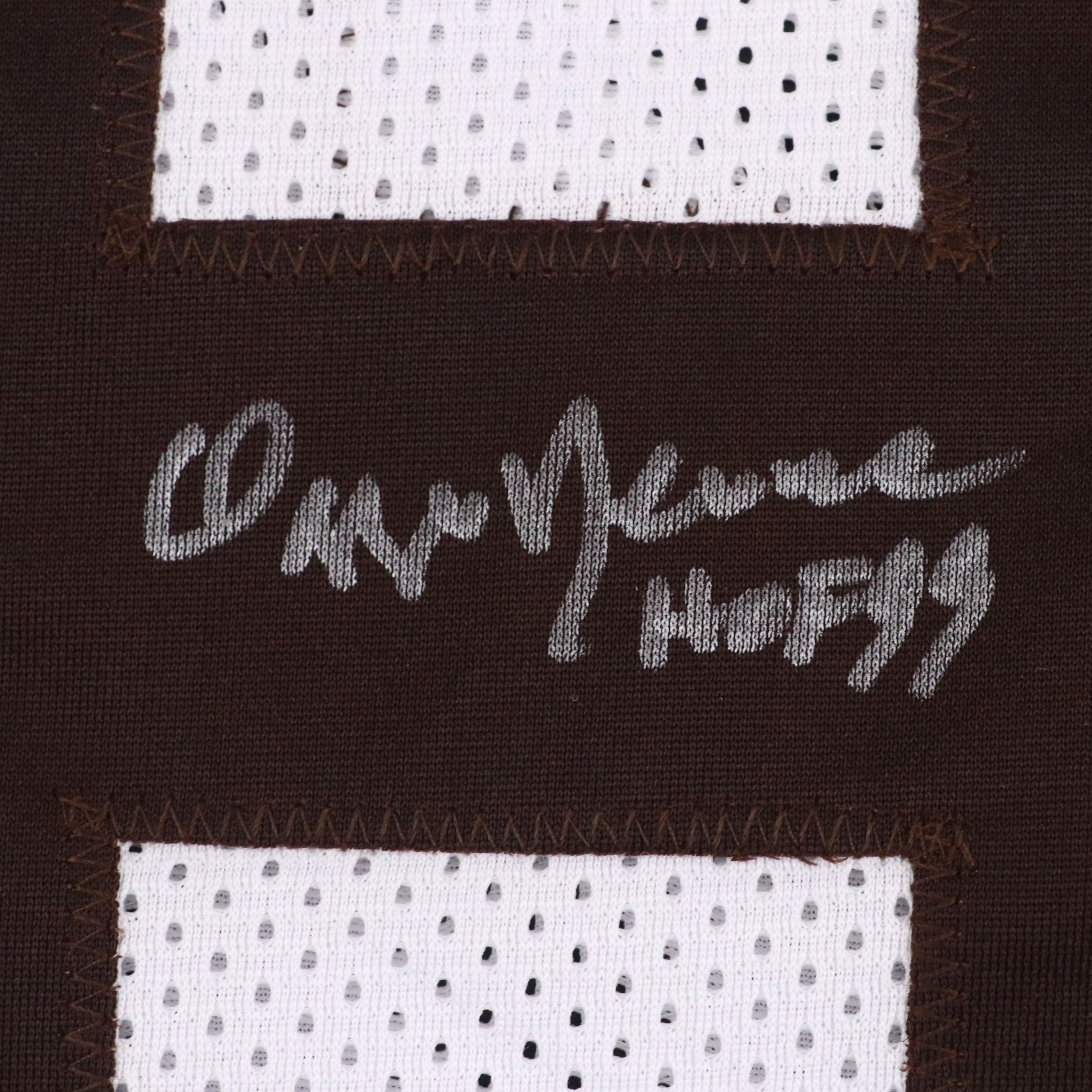 Ozzie Newsome Signed “HOF 99” Cleveland Browns Football Jersey, JSA