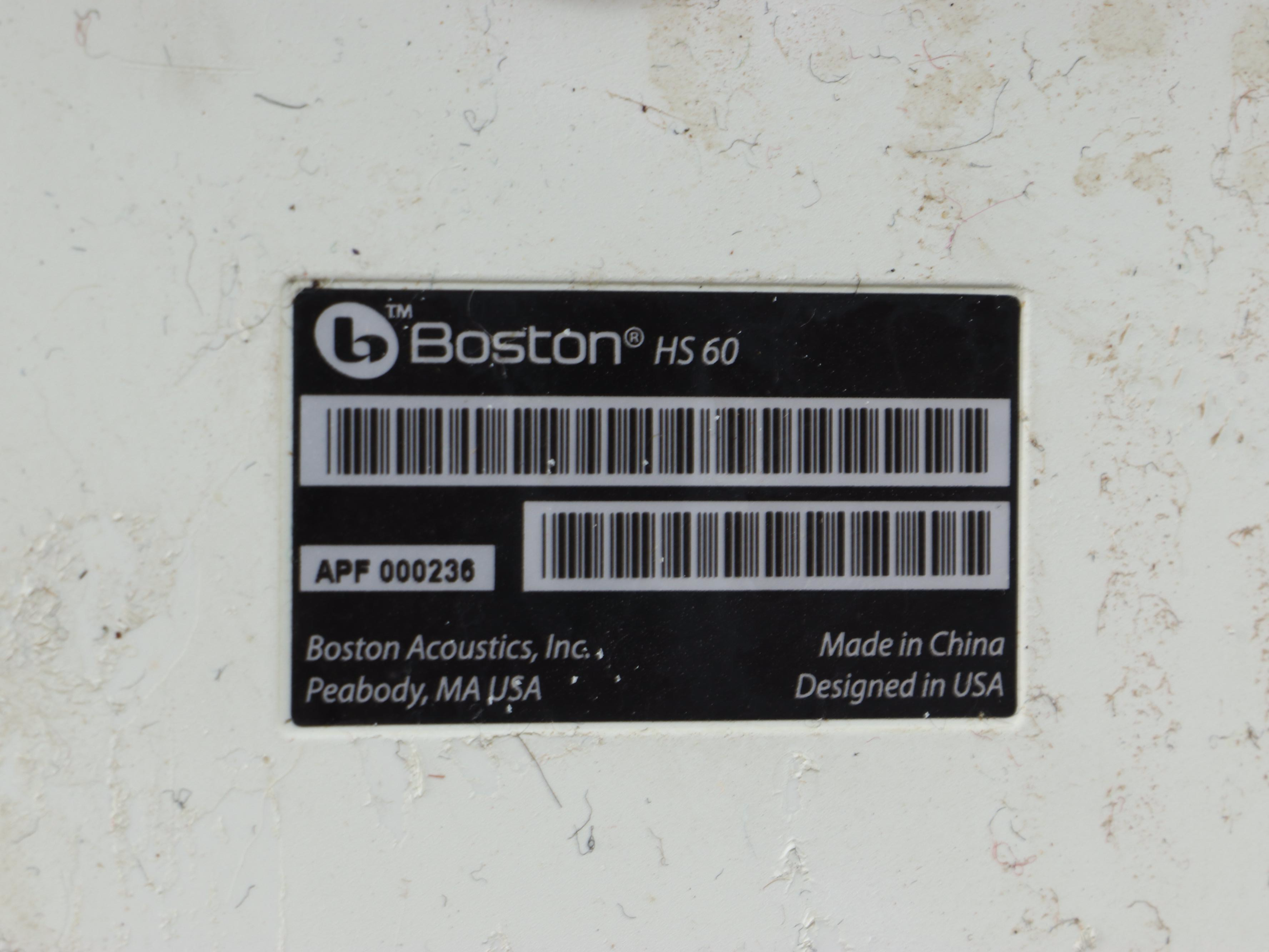 Polk Audio RC55i Speakers with Boston Acoustics HS60 Bookshelf Speakers