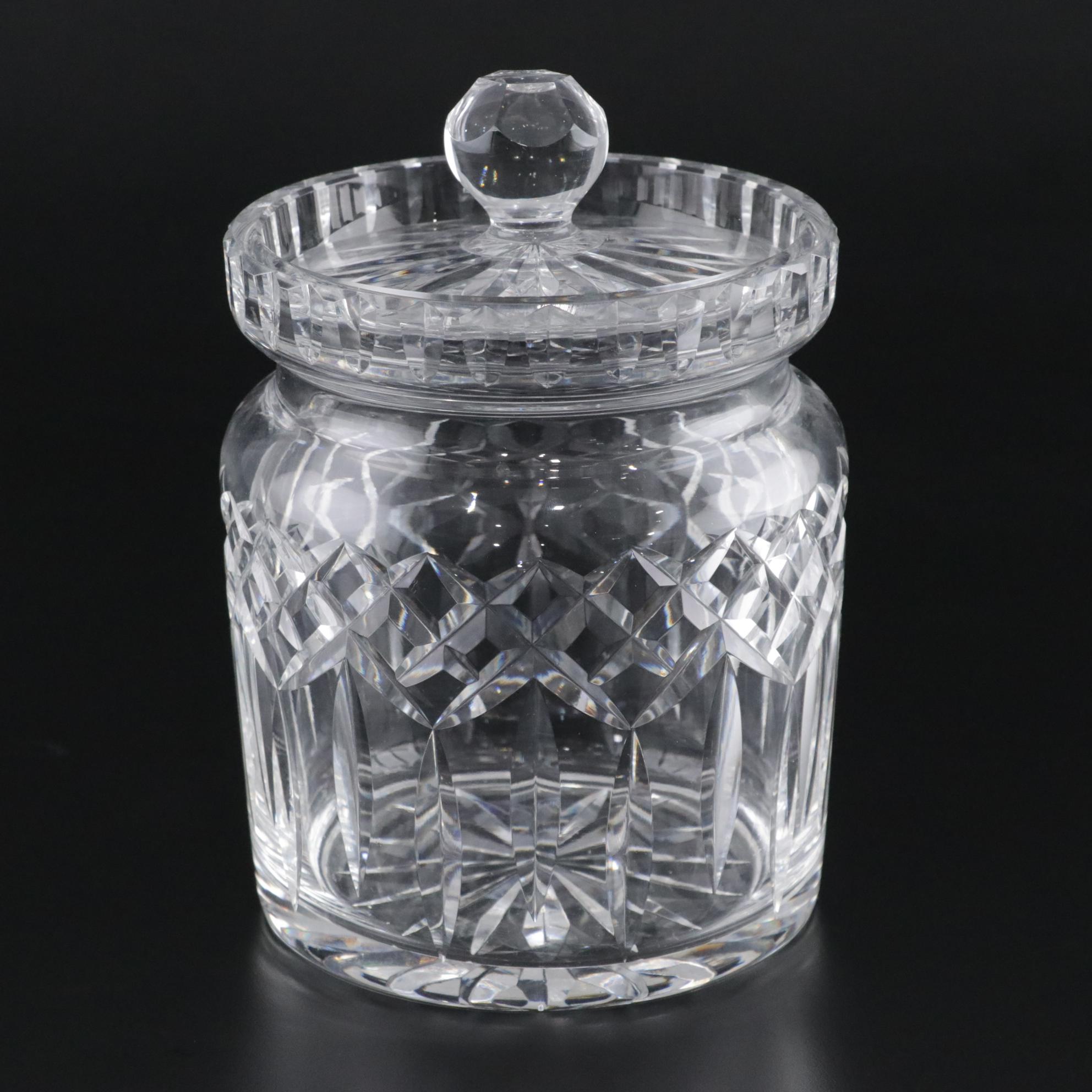 Waterford Crystal "Lismore" Biscuit Barrel