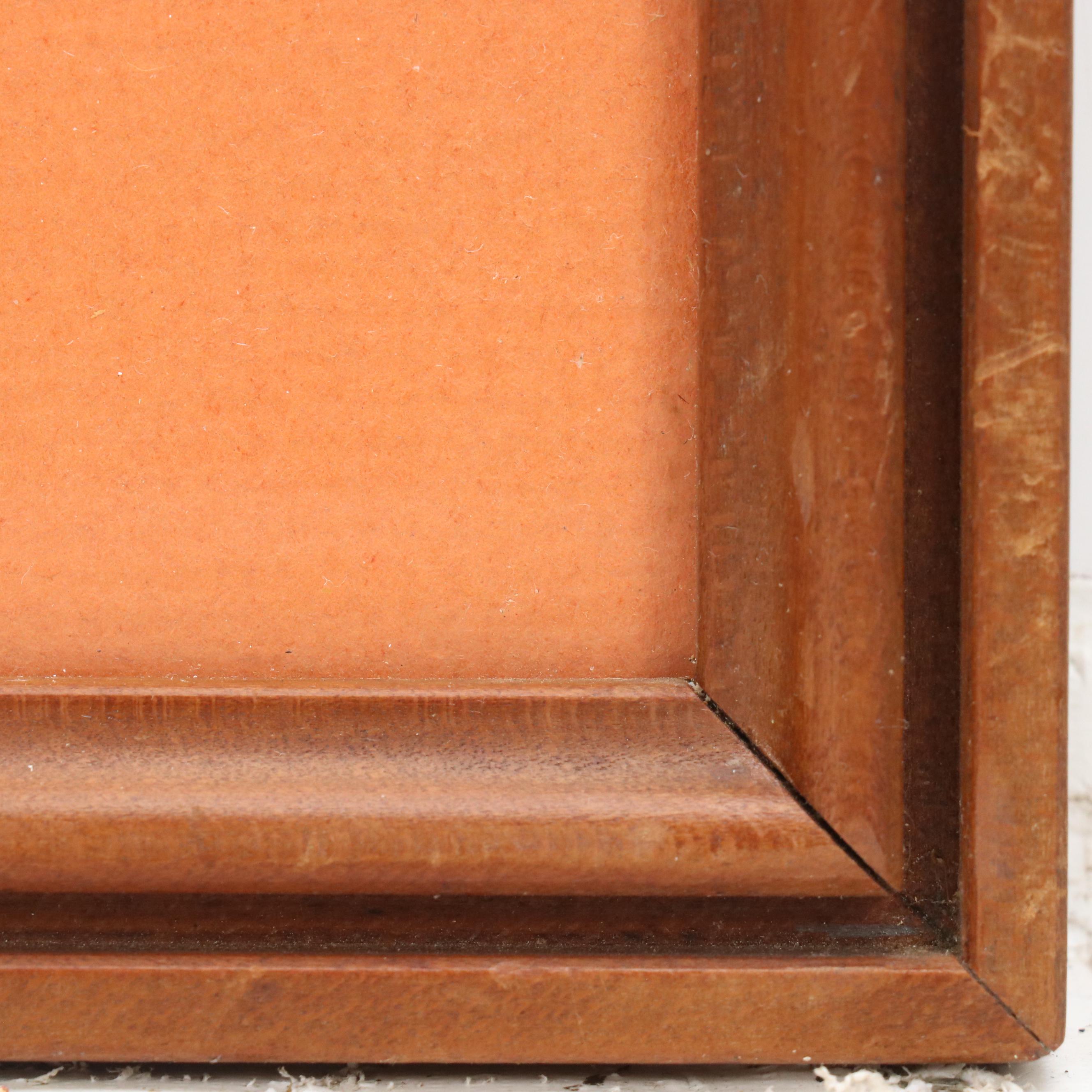 Ôno Bakufû Woodblock "Autumn Flowers in Bamboo Basket," Circa 1951