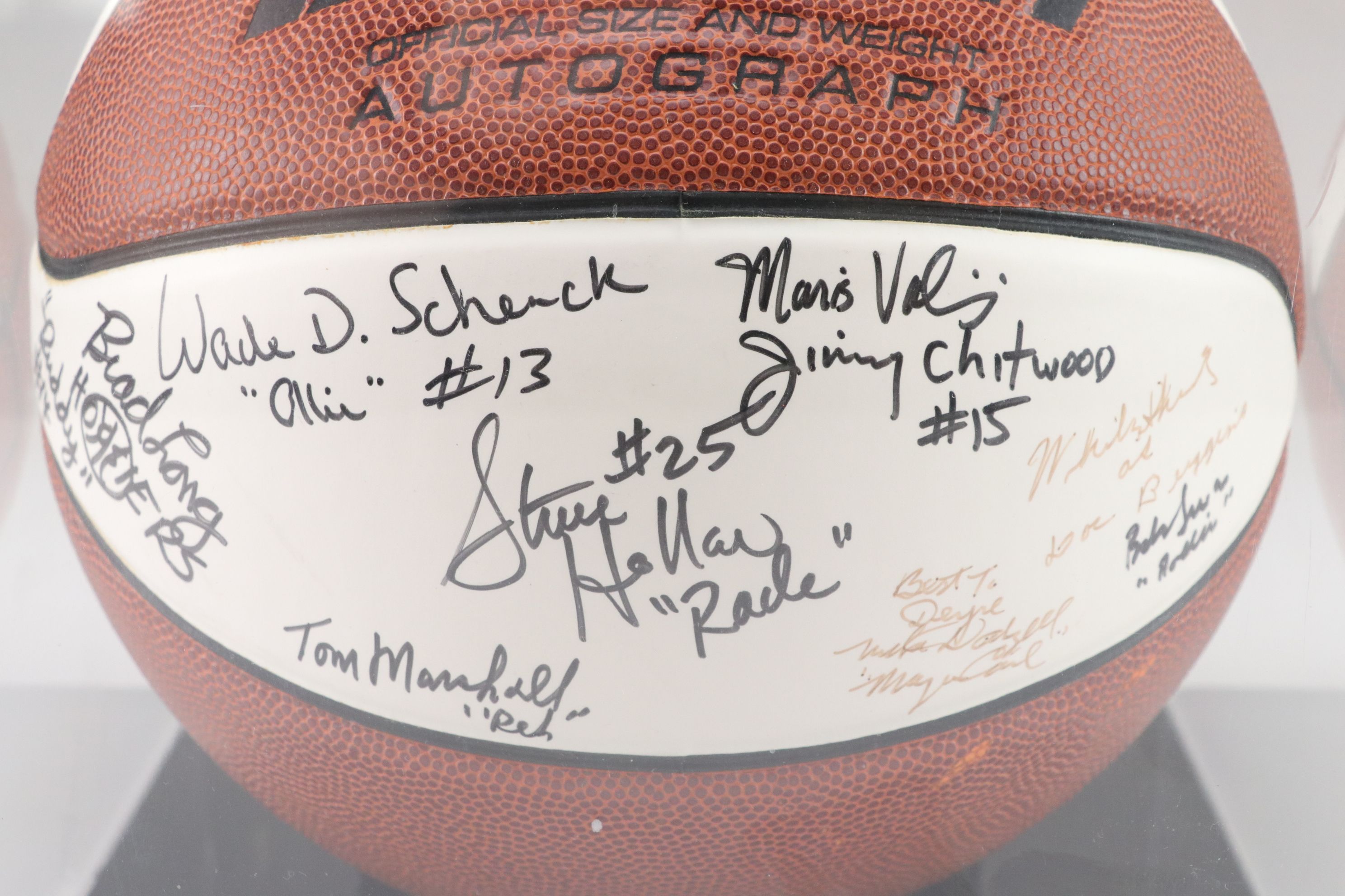 "Hoosiers" Movie Cast Signed Basketball