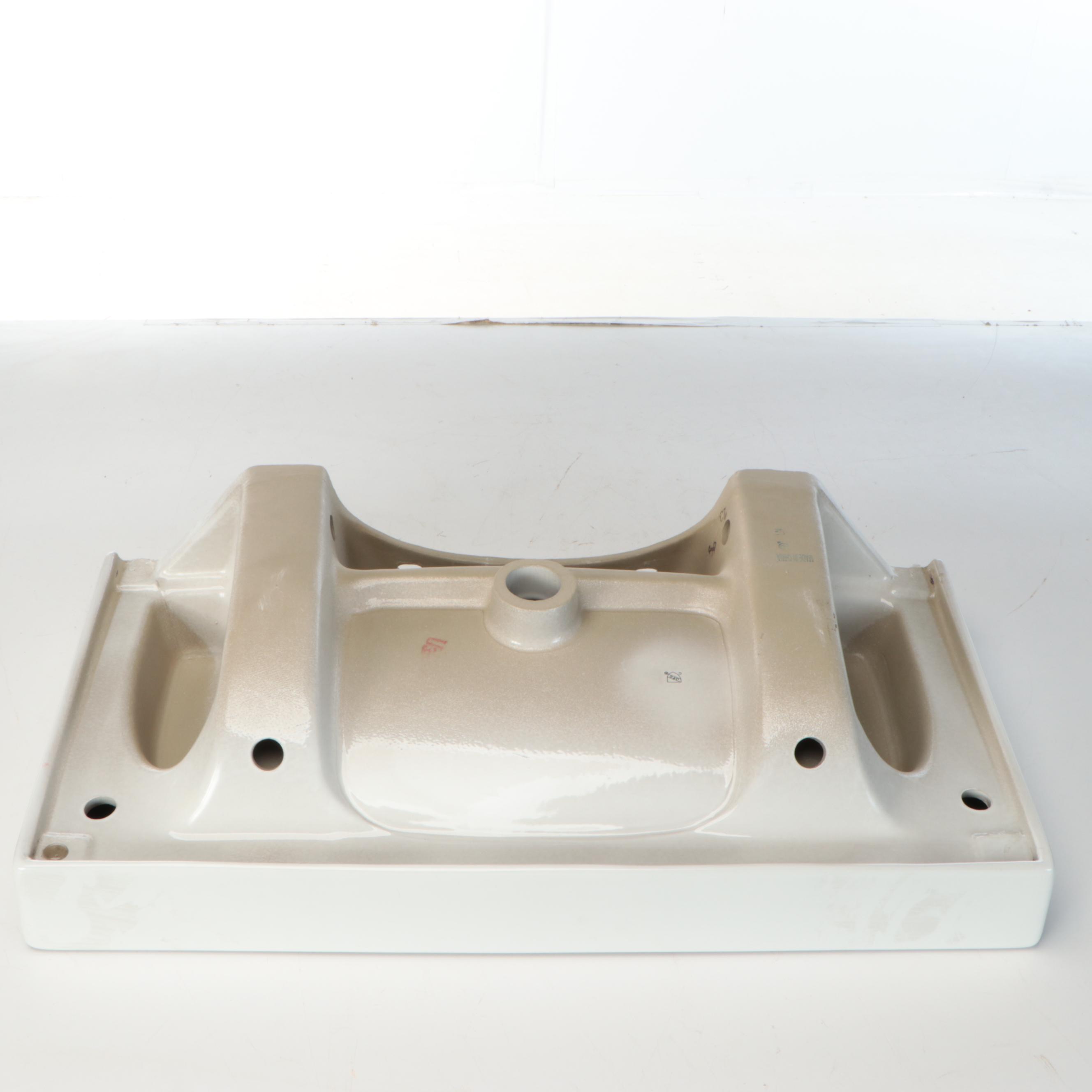 White Porcelain Bathroom Sink