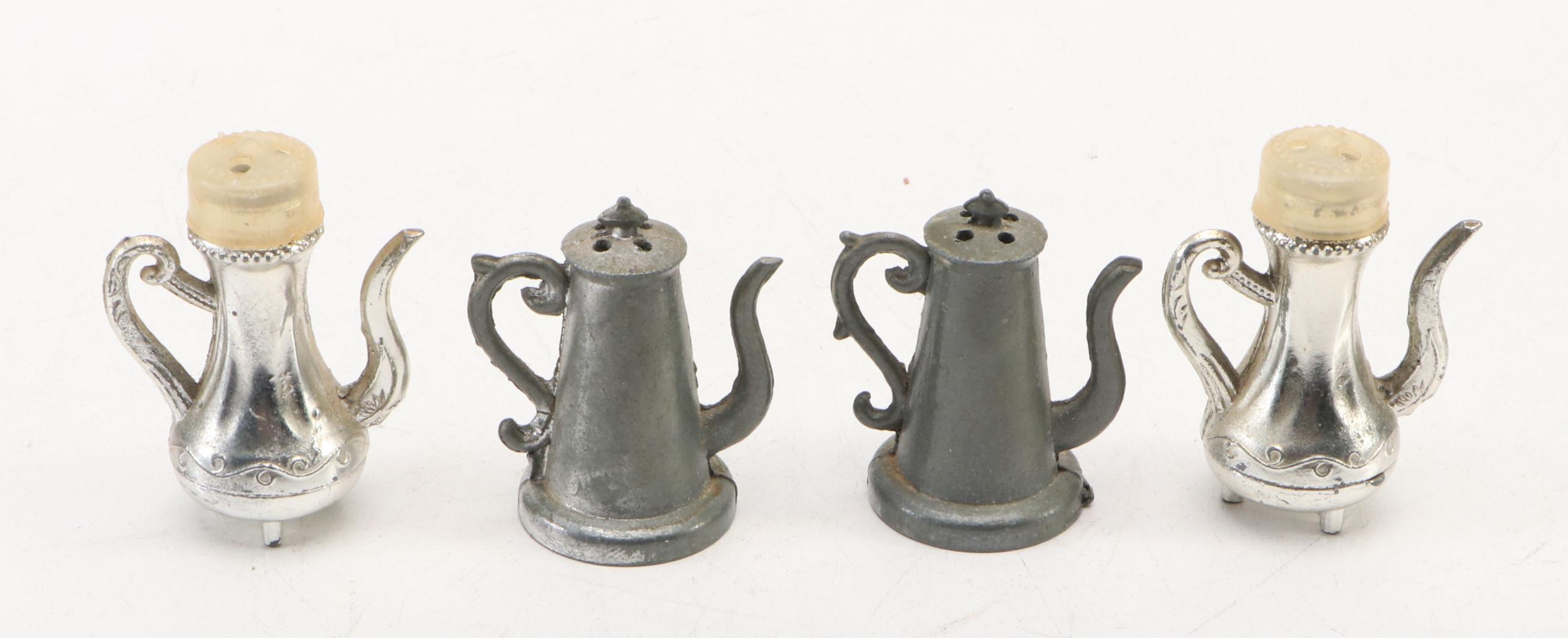 Souvenir Cast Metal Salt and Pepper Shakers