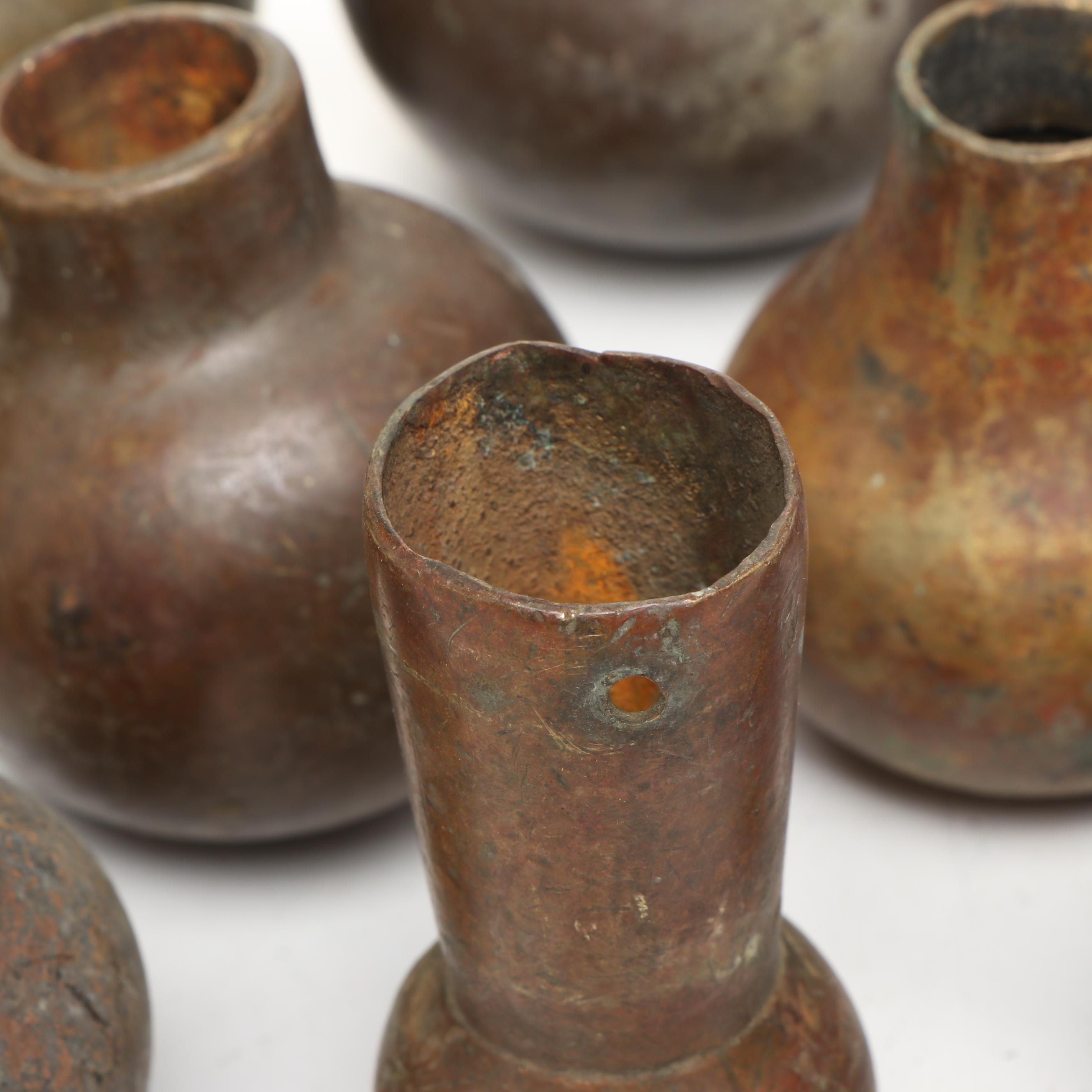 Brass with Other Metal Cane Toppers and Knobs, Late 19th/ Early 20th Century