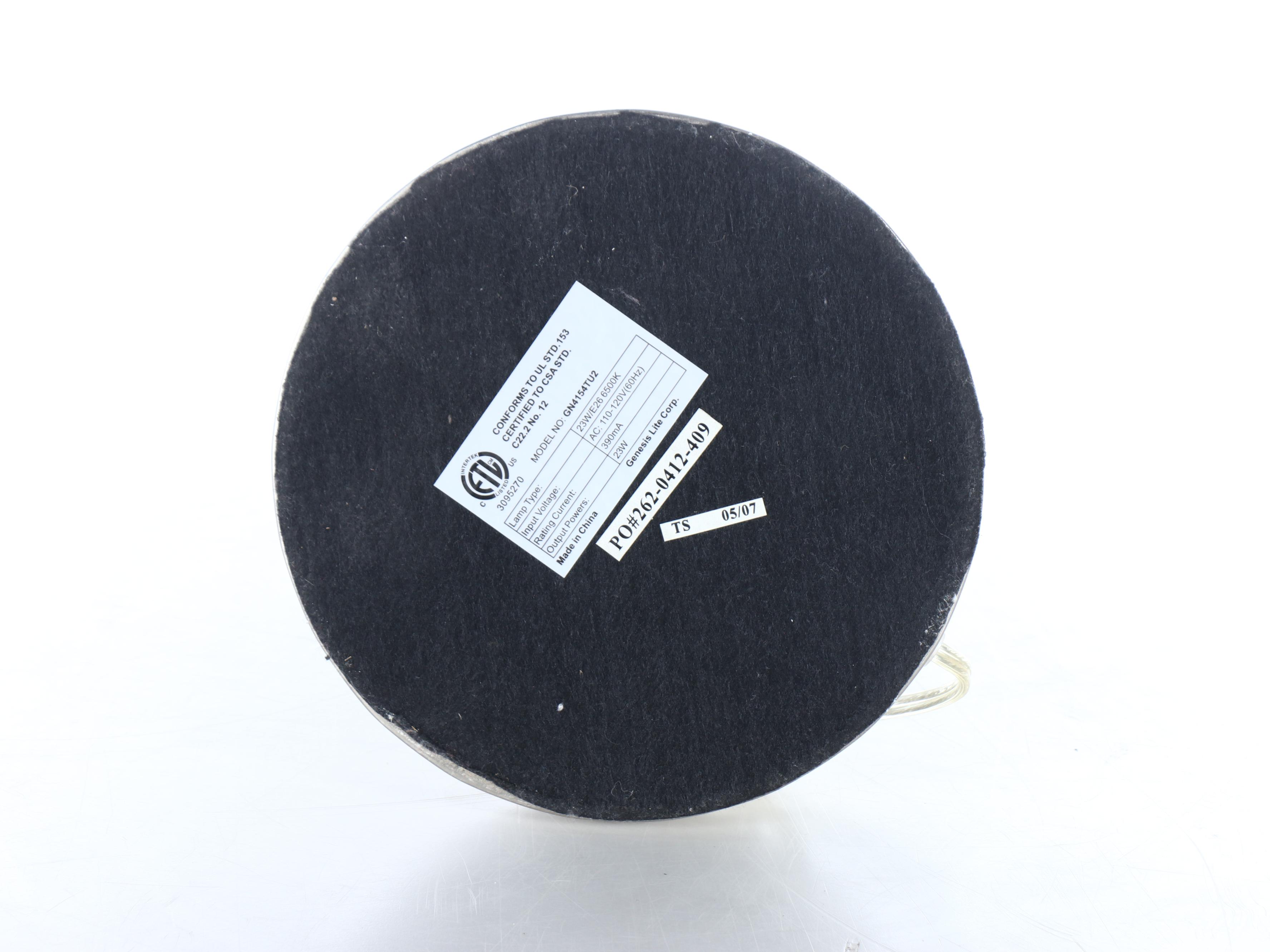 Genesis Lite Corp. Brush Nickel Tension Desk Lamp, 2007