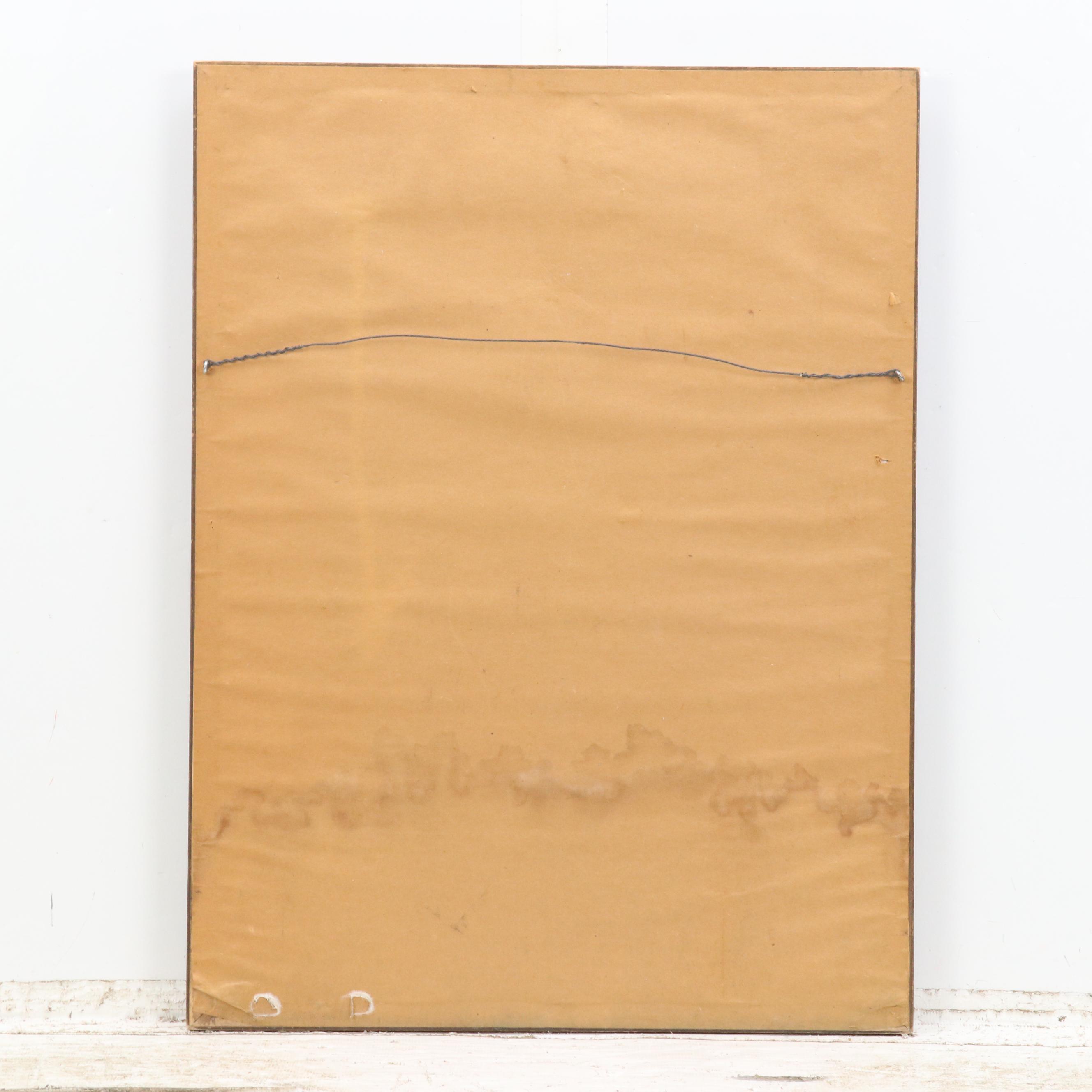 Embellished Etching After Cécile Chenevière, Circa 1900