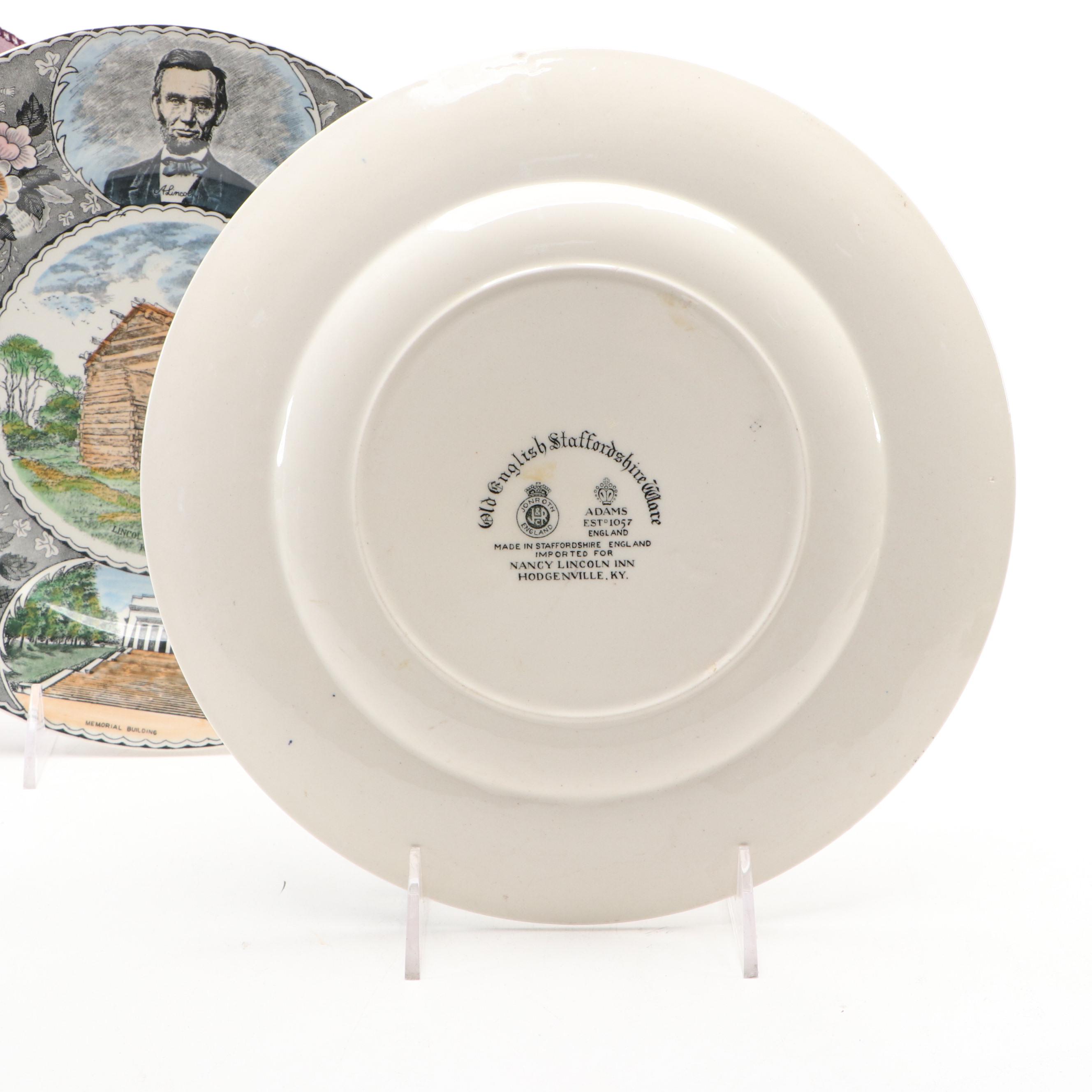 Jonroth Abraham Lincoln and Franklin D. Roosevelt Collector Plates