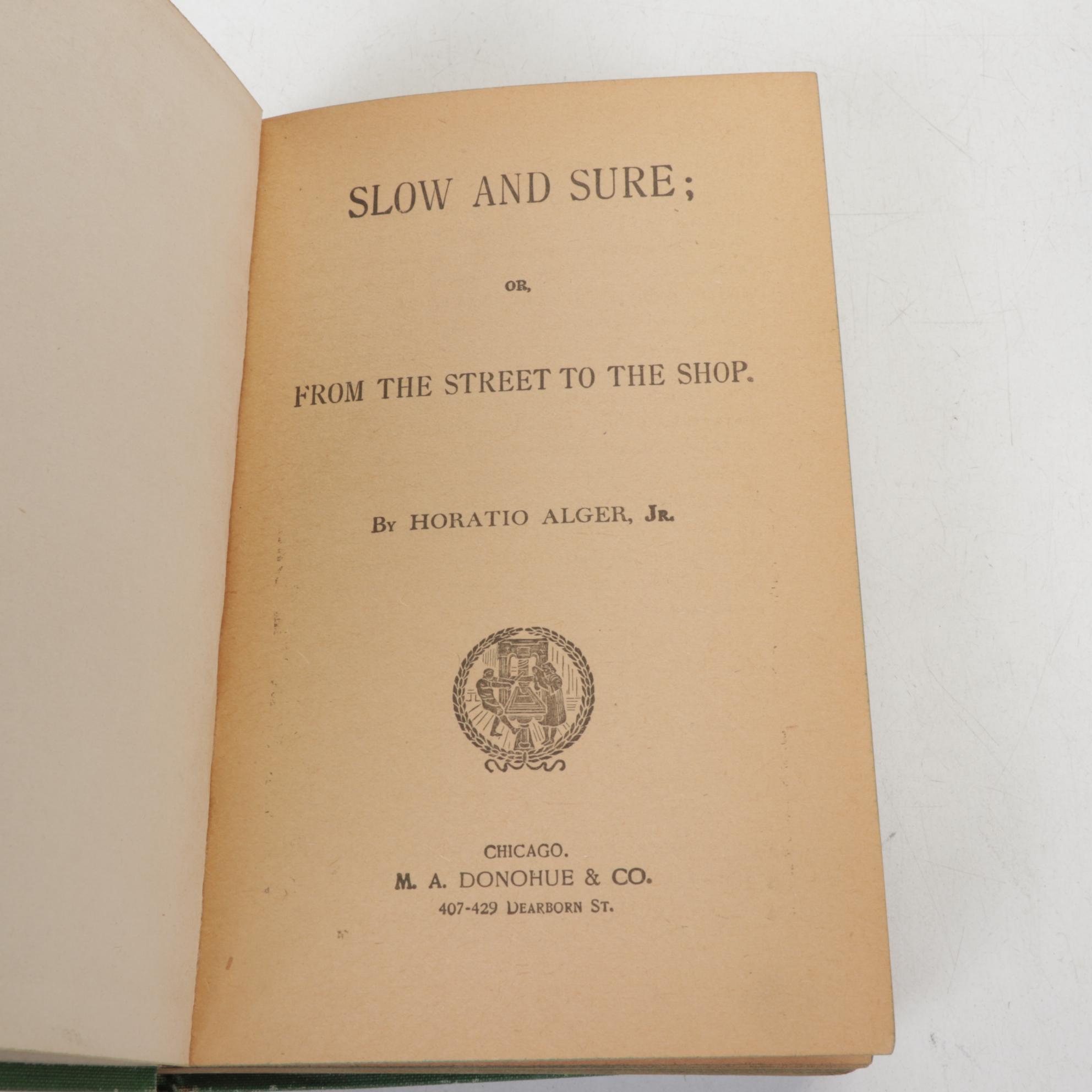 Horatio Alger Jr. Novel Collection, Late 19th/Early 20th C.