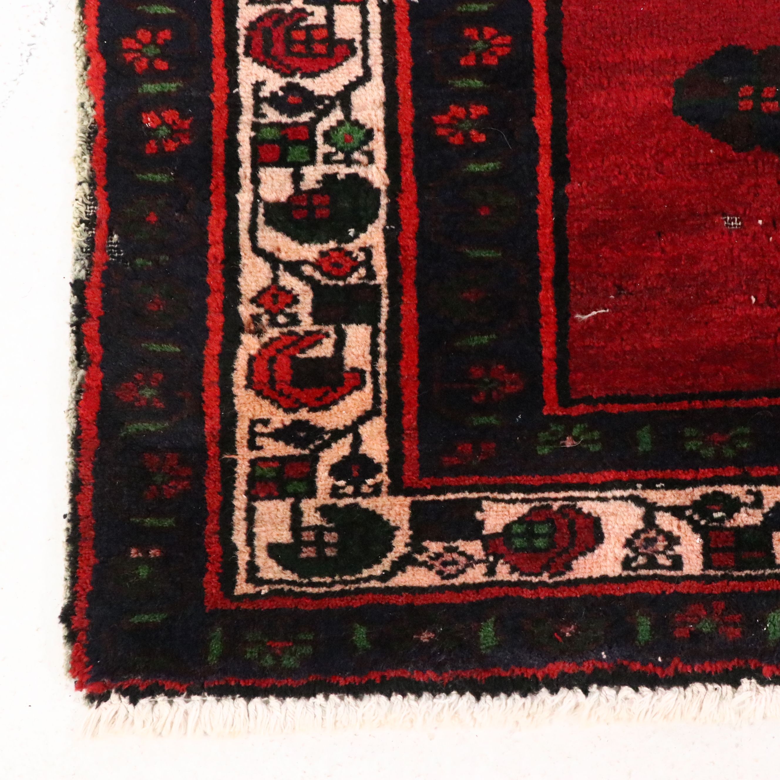 5'2 x 8'7 Hand-Knotted Persian Hamadan Area Rug