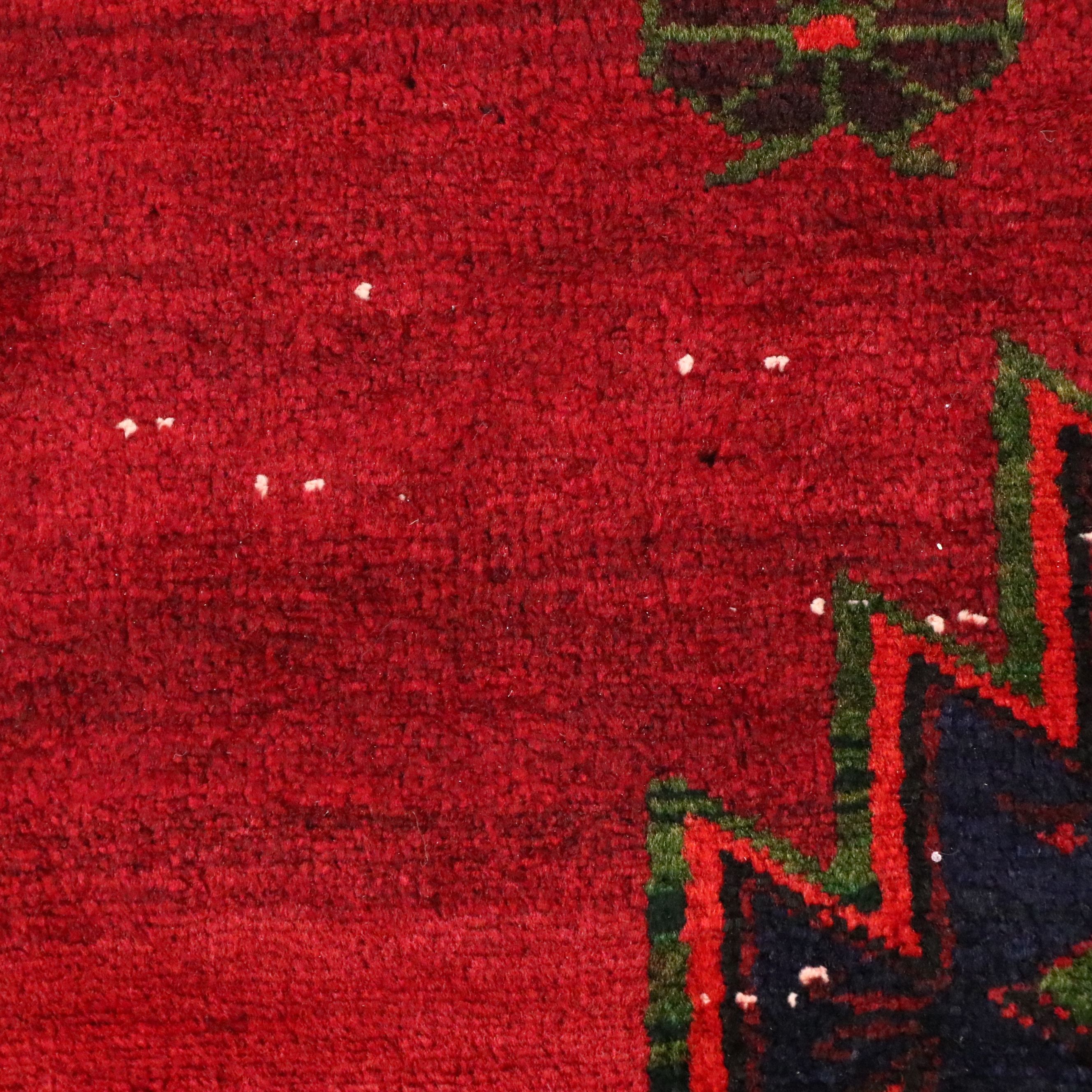 5'2 x 8'7 Hand-Knotted Persian Hamadan Area Rug