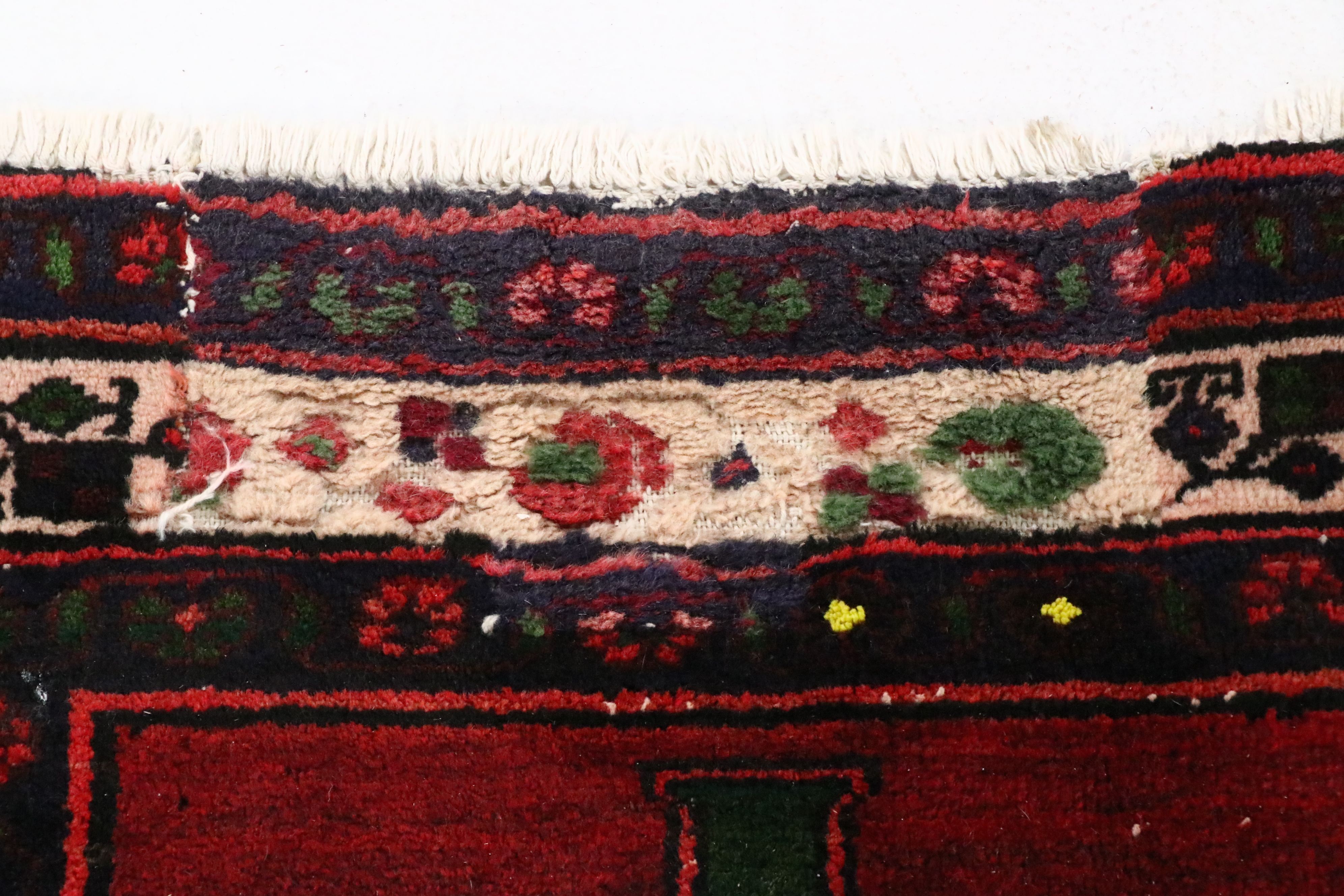 5'2 x 8'7 Hand-Knotted Persian Hamadan Area Rug