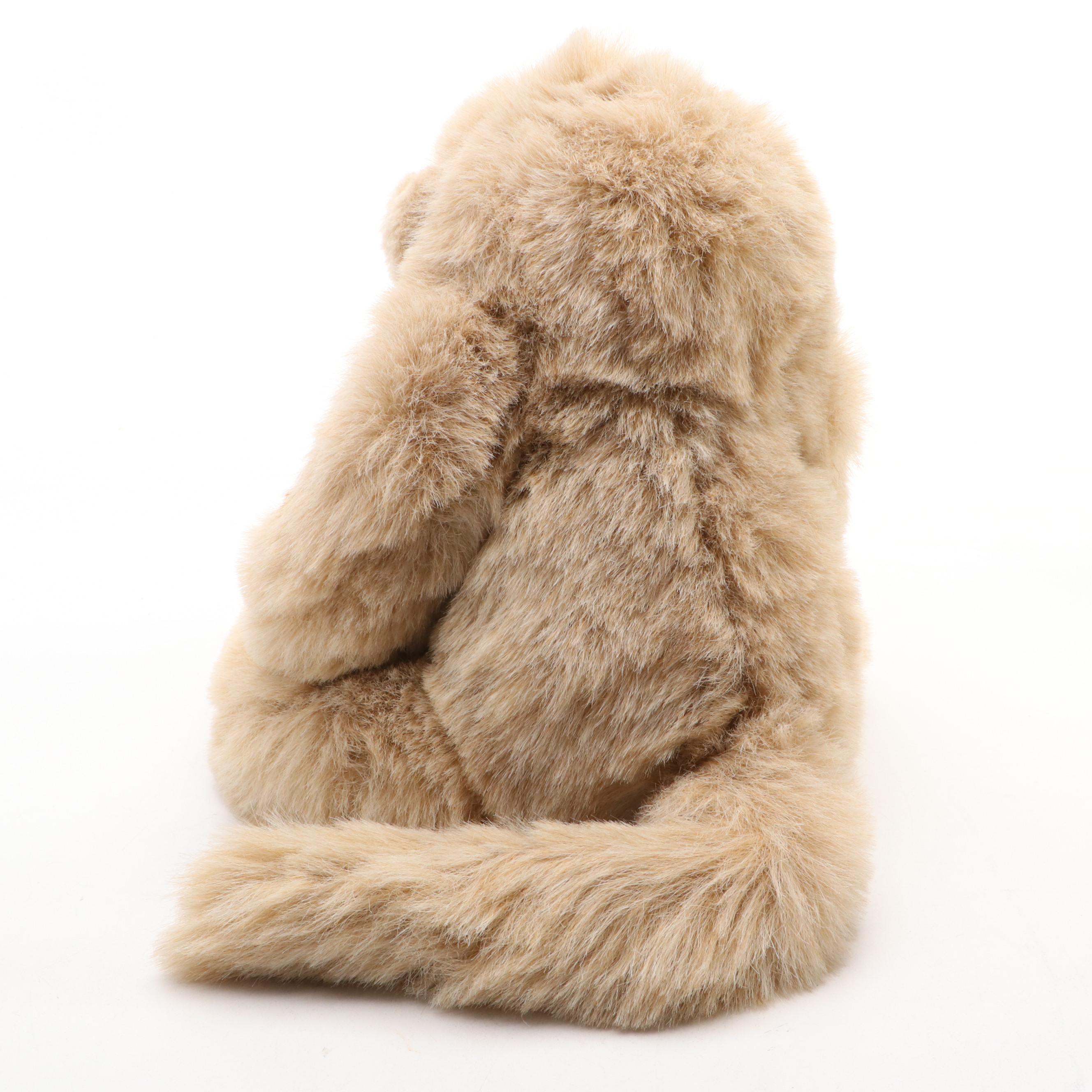 Avon Tan Stuffed Monkey and Baby, 1996