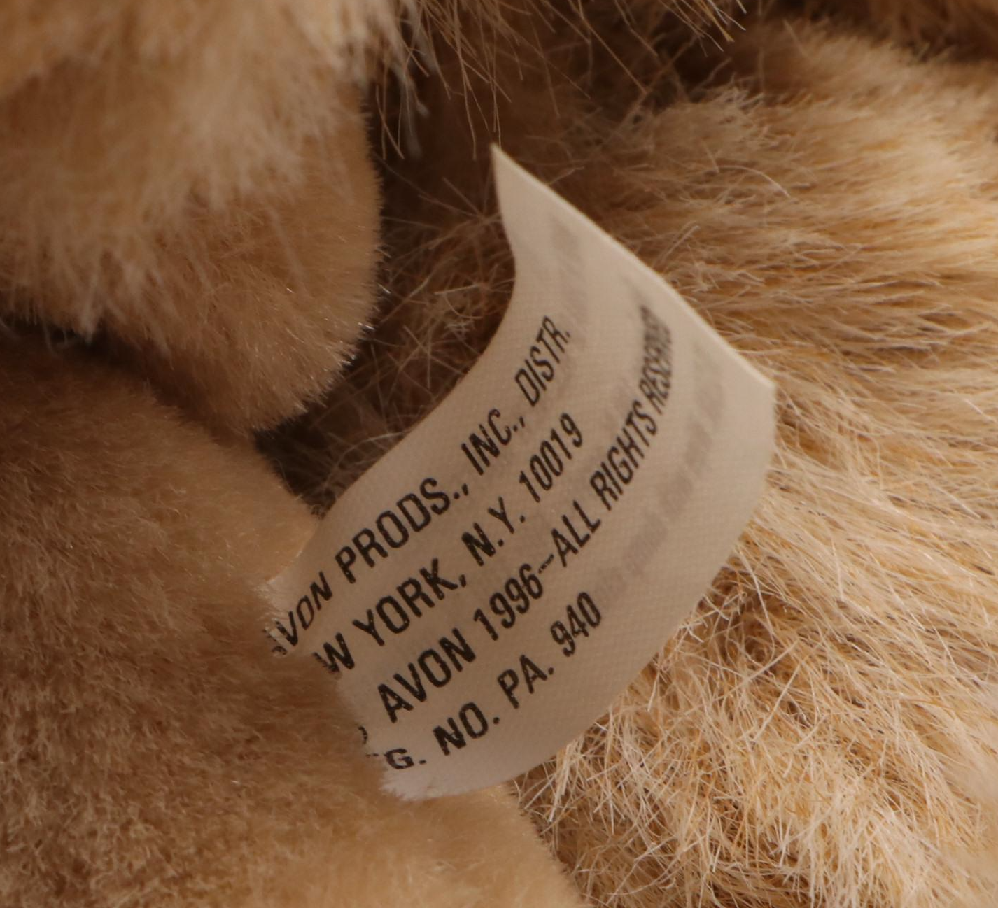 Avon Tan Stuffed Monkey and Baby, 1996