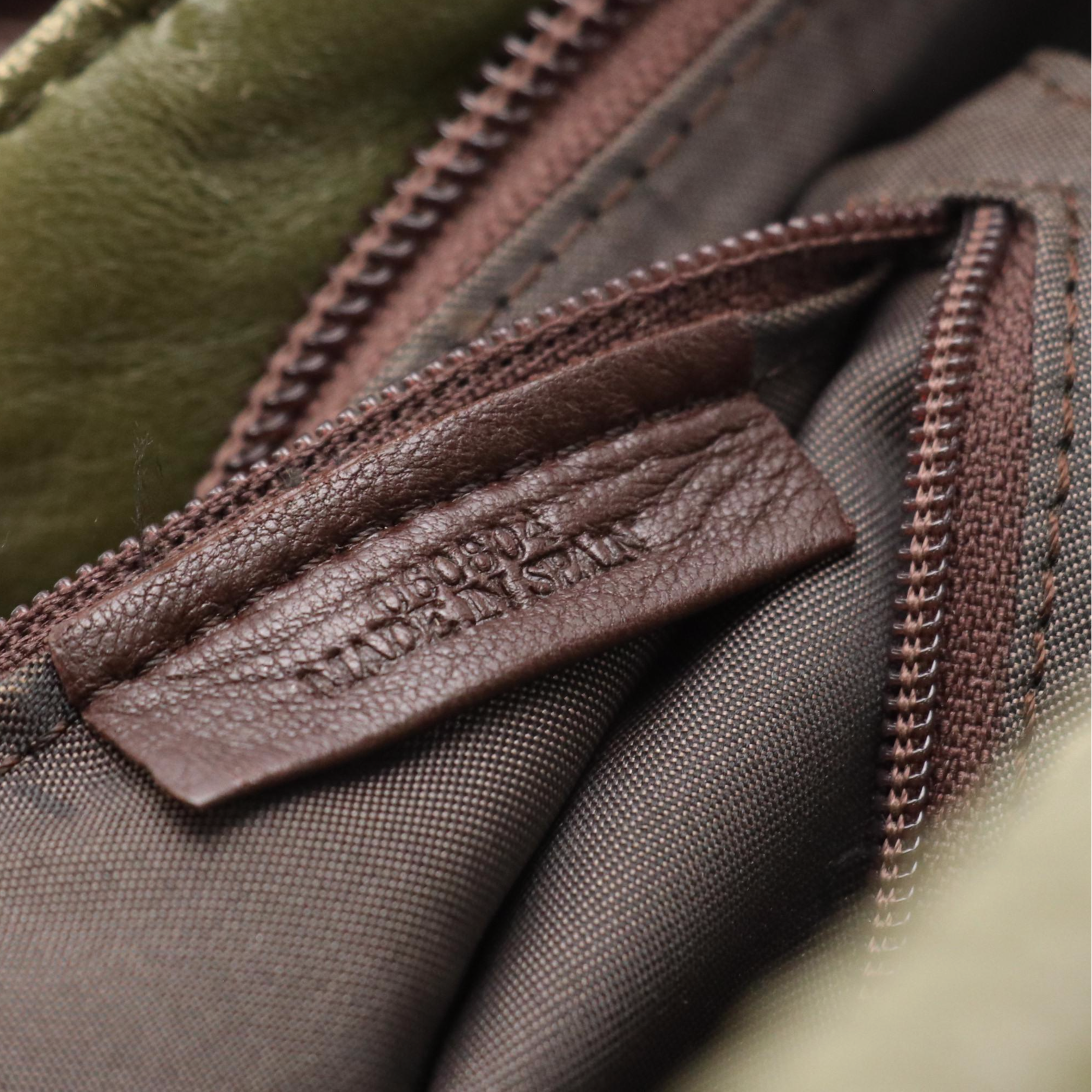 Loewe Aire Soft Top Handle Handbag in Burgundy Crinkled Patent Leather