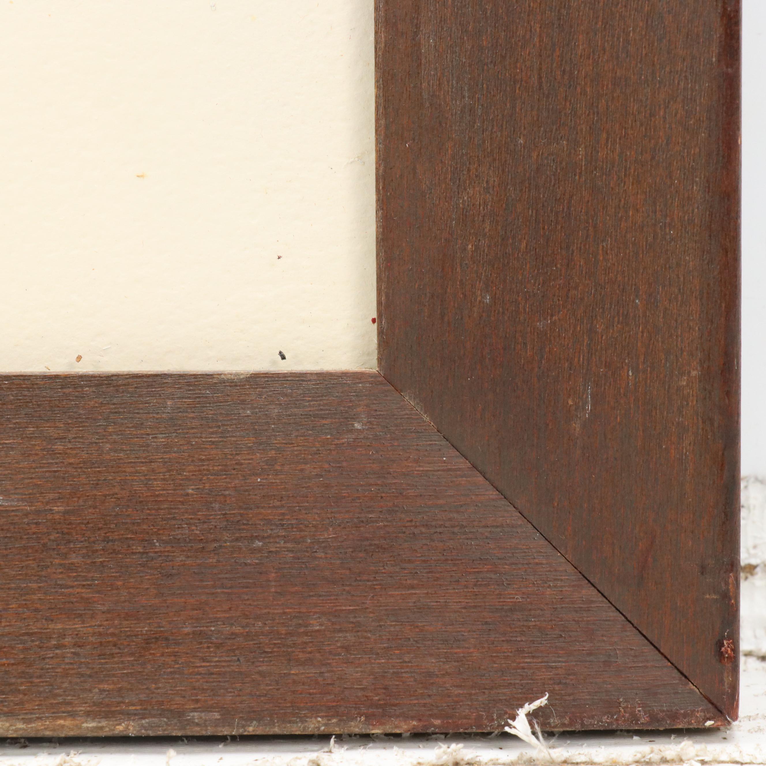 Joan Ashley Rothermel Watercolor Portrait Painting of Elderly Woman, Circa 1970