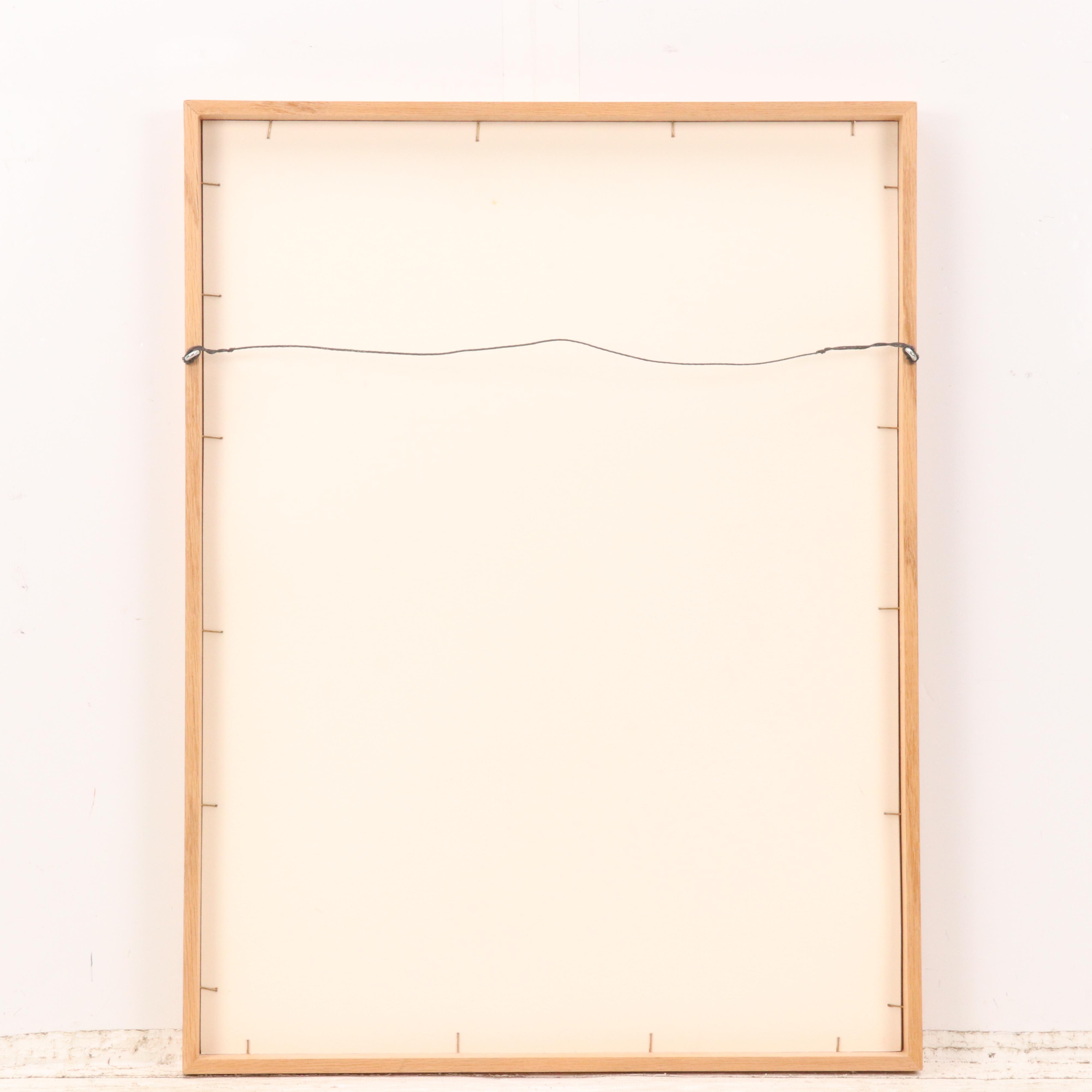 Jack Meanwell Mixed Media Seated Nude Figural Drawing, 1976