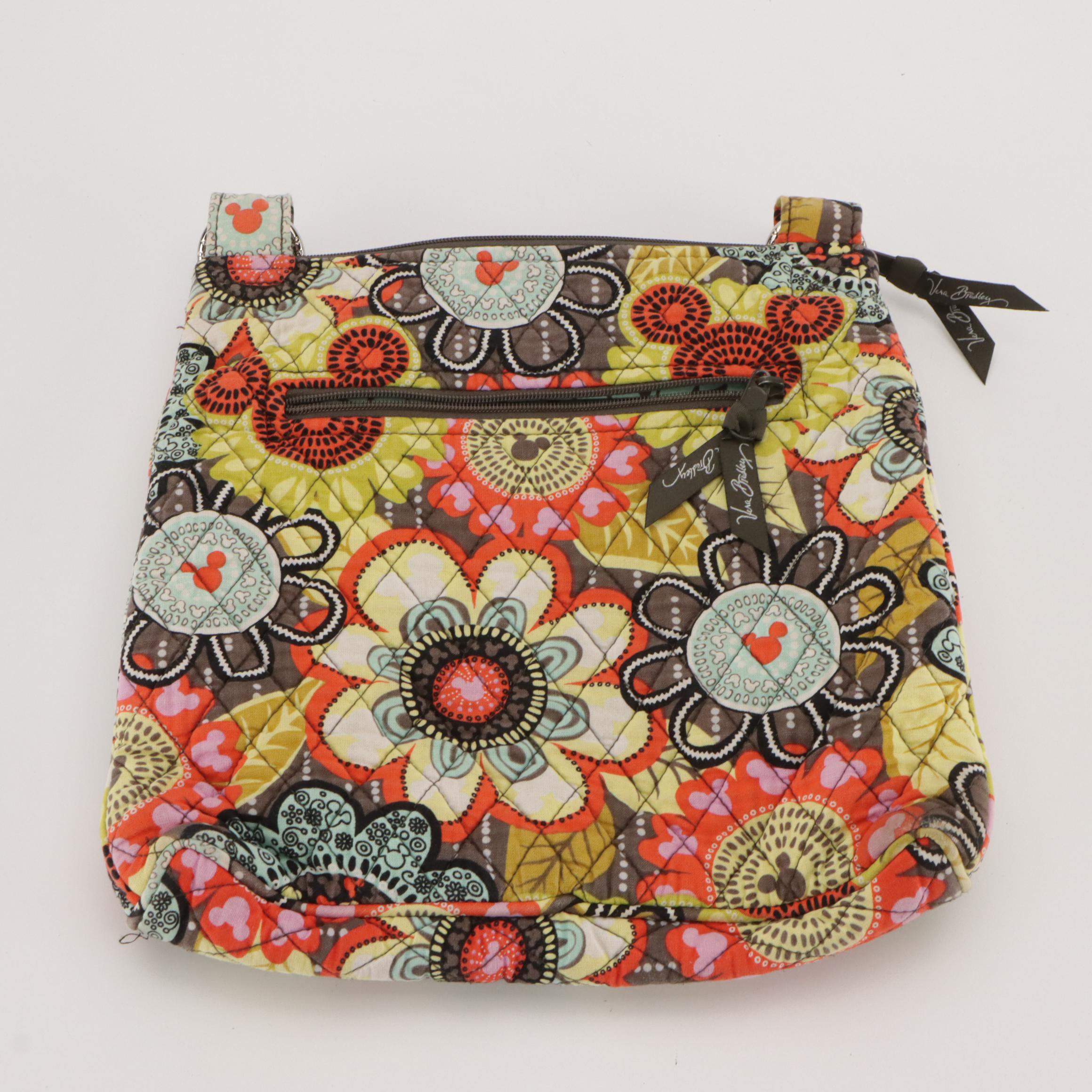 Vera Bradley x Disney Parks Bag, 'Twirly Birds' Shoulder Bag, Other Zip Tote