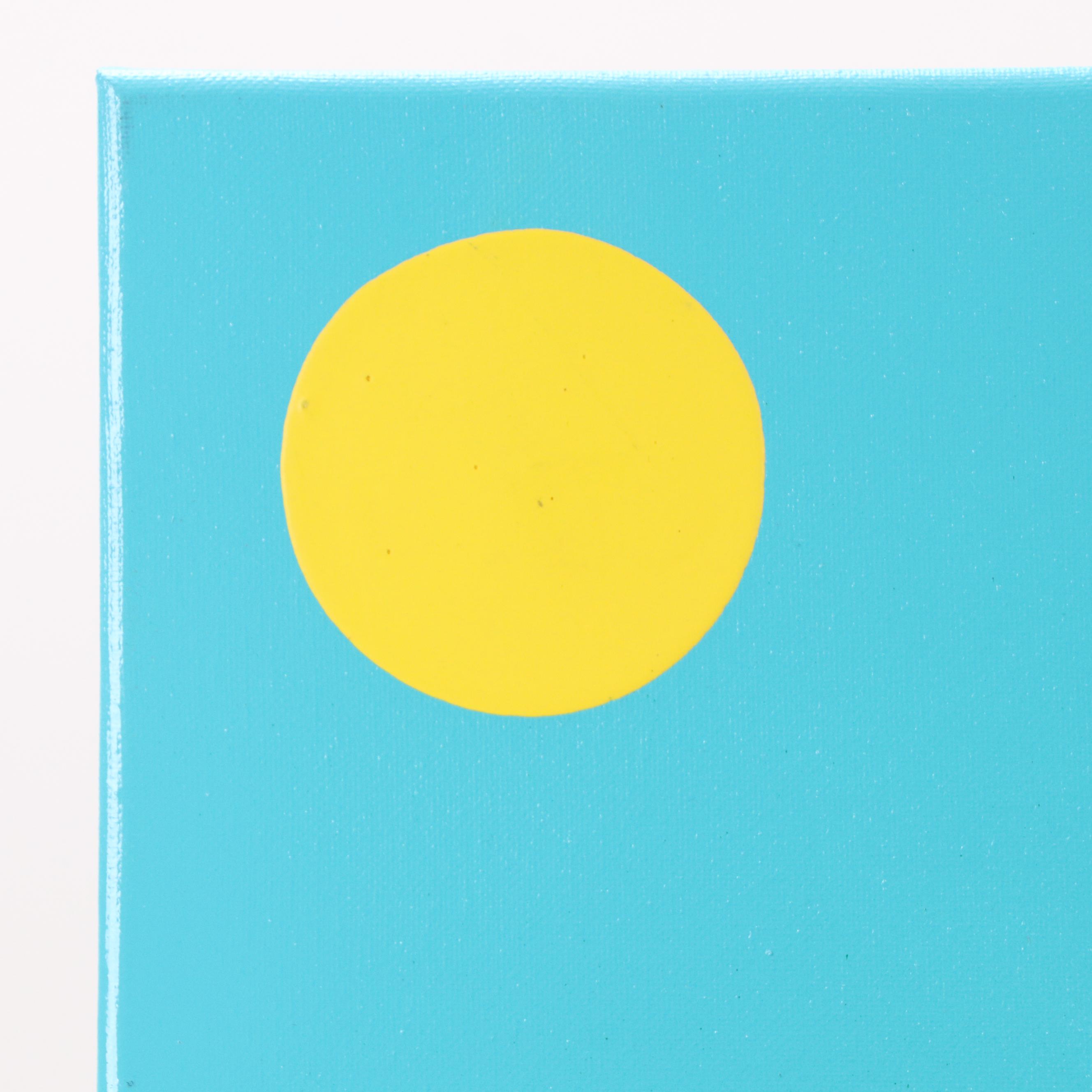 Jason Michael Durham Stylized Landscape Mixed Media Painting "Rocky Mountain..."