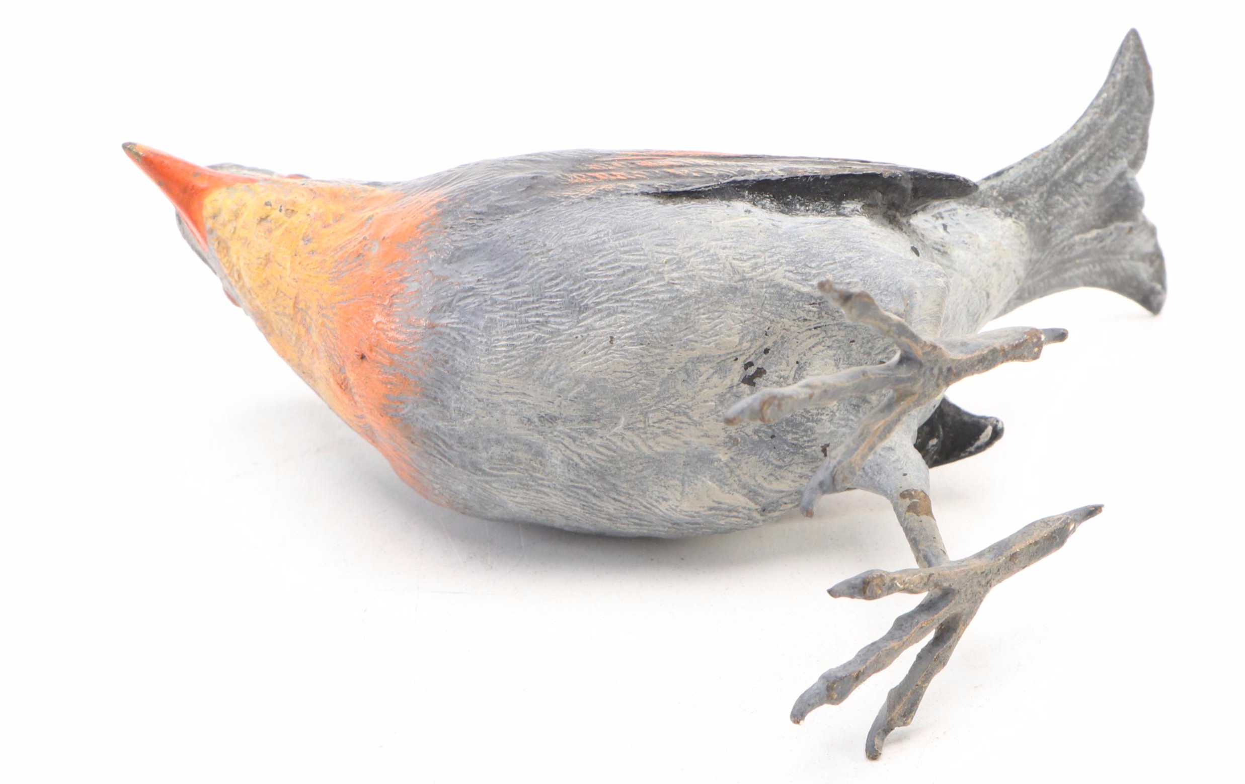 Austrian Cold-Painted Bronze Bird