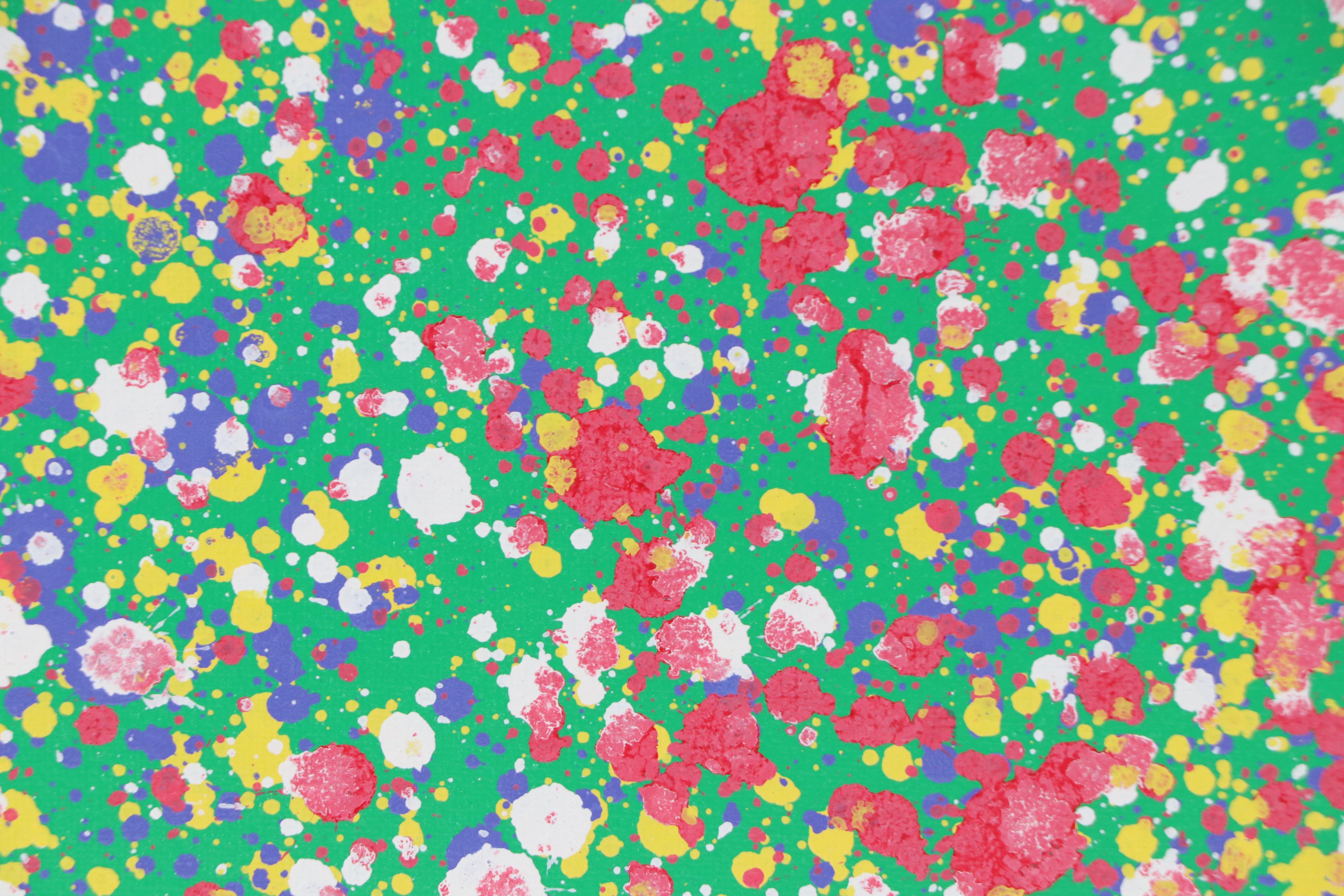 Jason Michael Durham Stylized Landscape Mixed Media Painting "Wildflowers," 2025