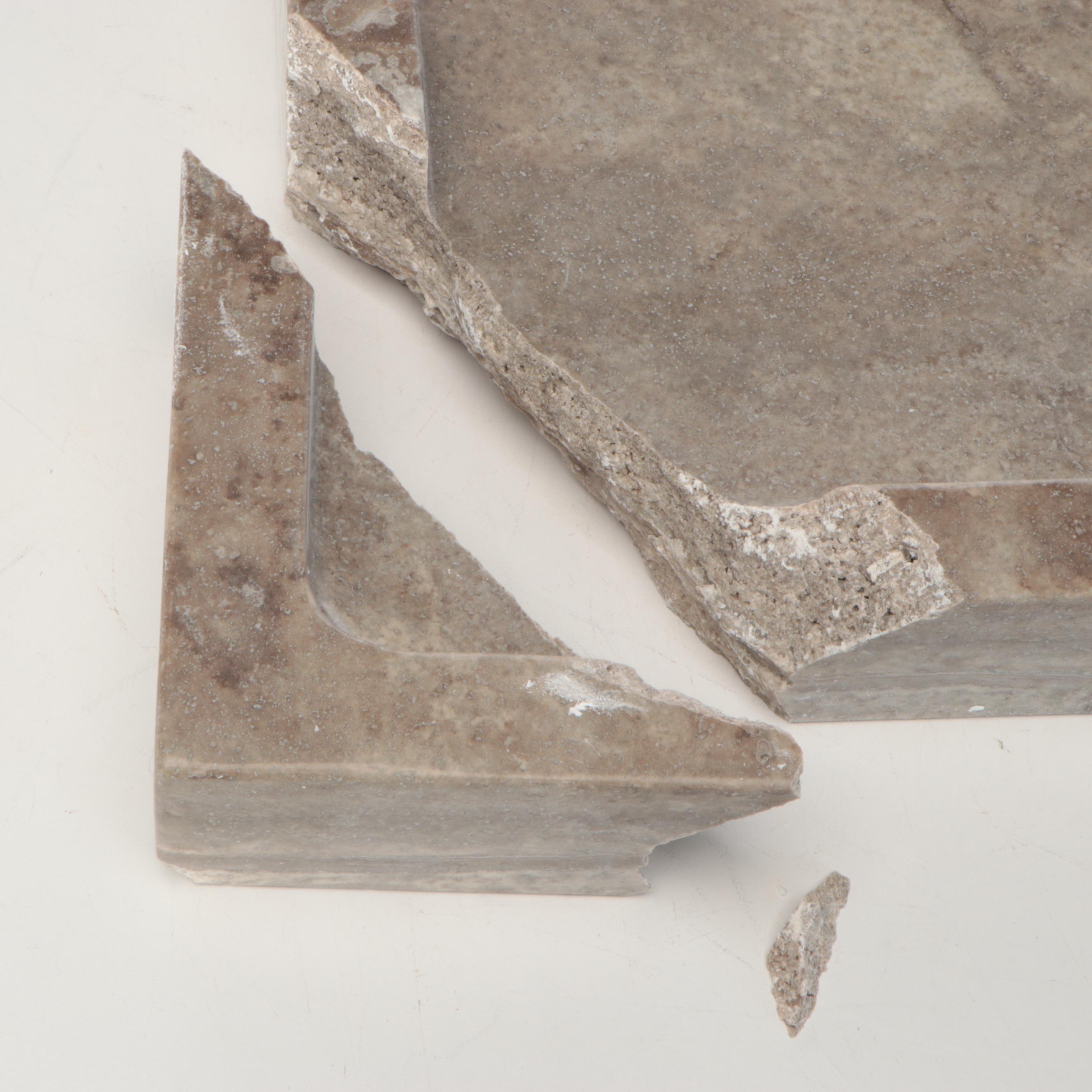 Contemporary Travertine Bathroom Sink