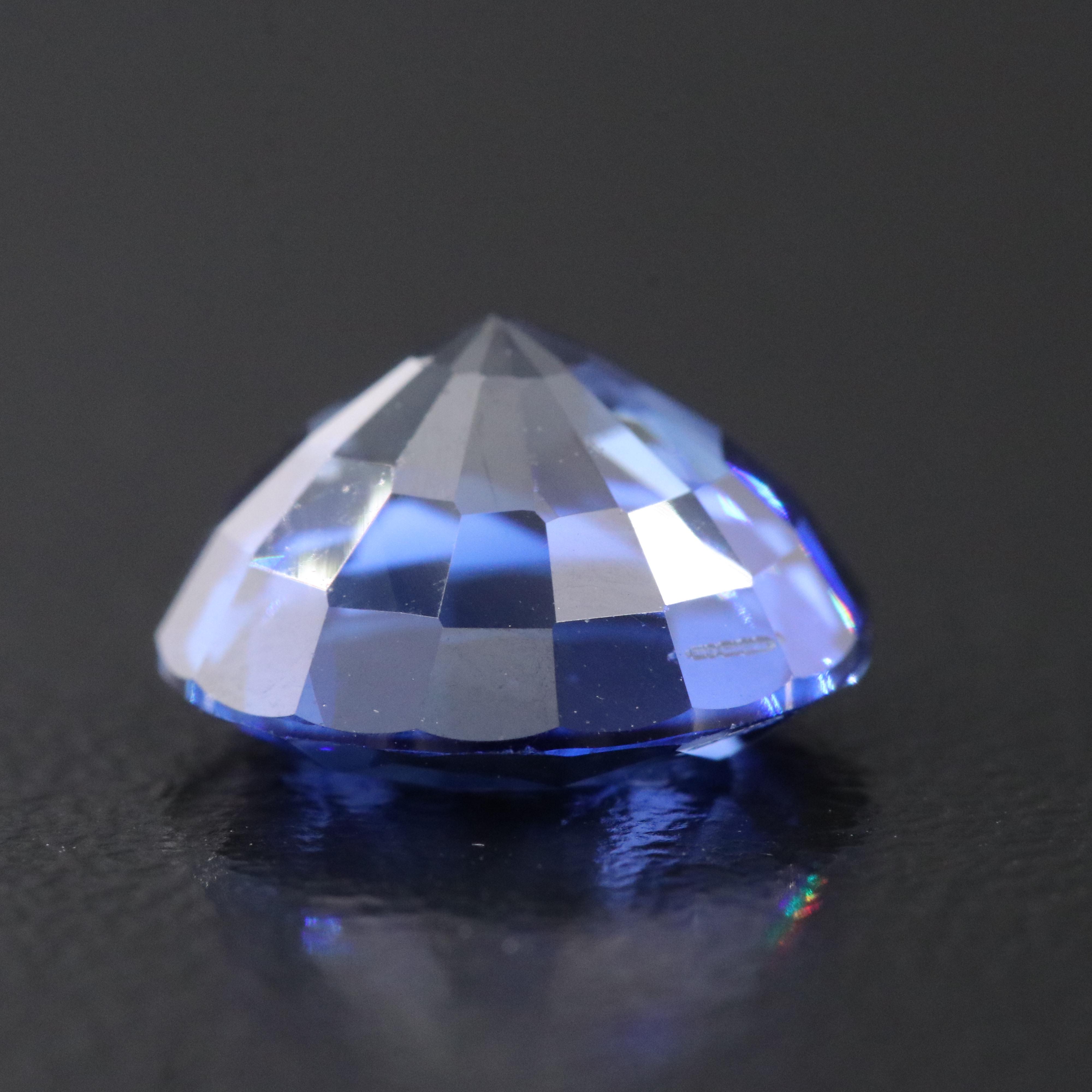 Loose 6.70 CT Lab Grown Sapphire
