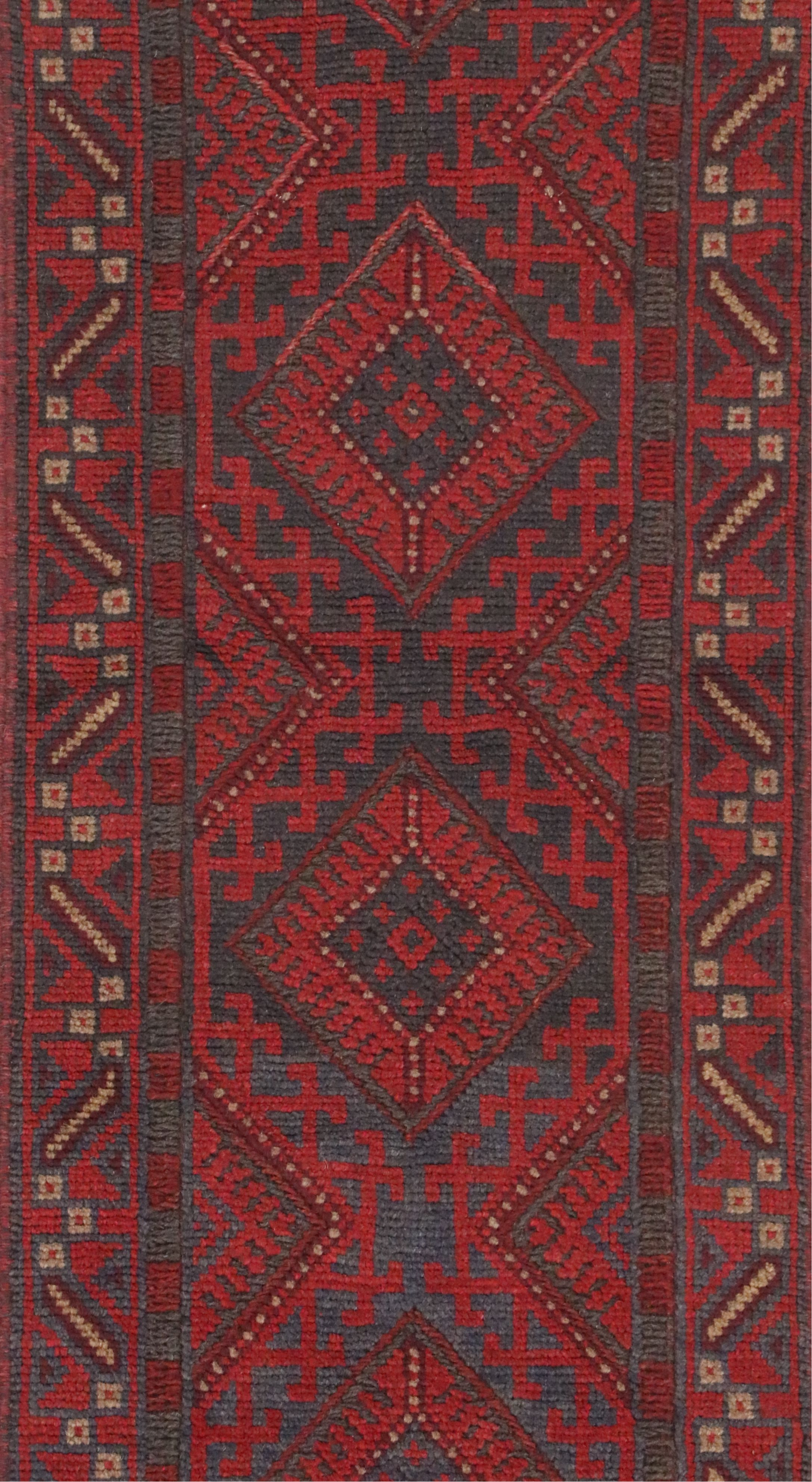 2' x 8'4 Handwoven Afghan Mashwani Carpet Runner