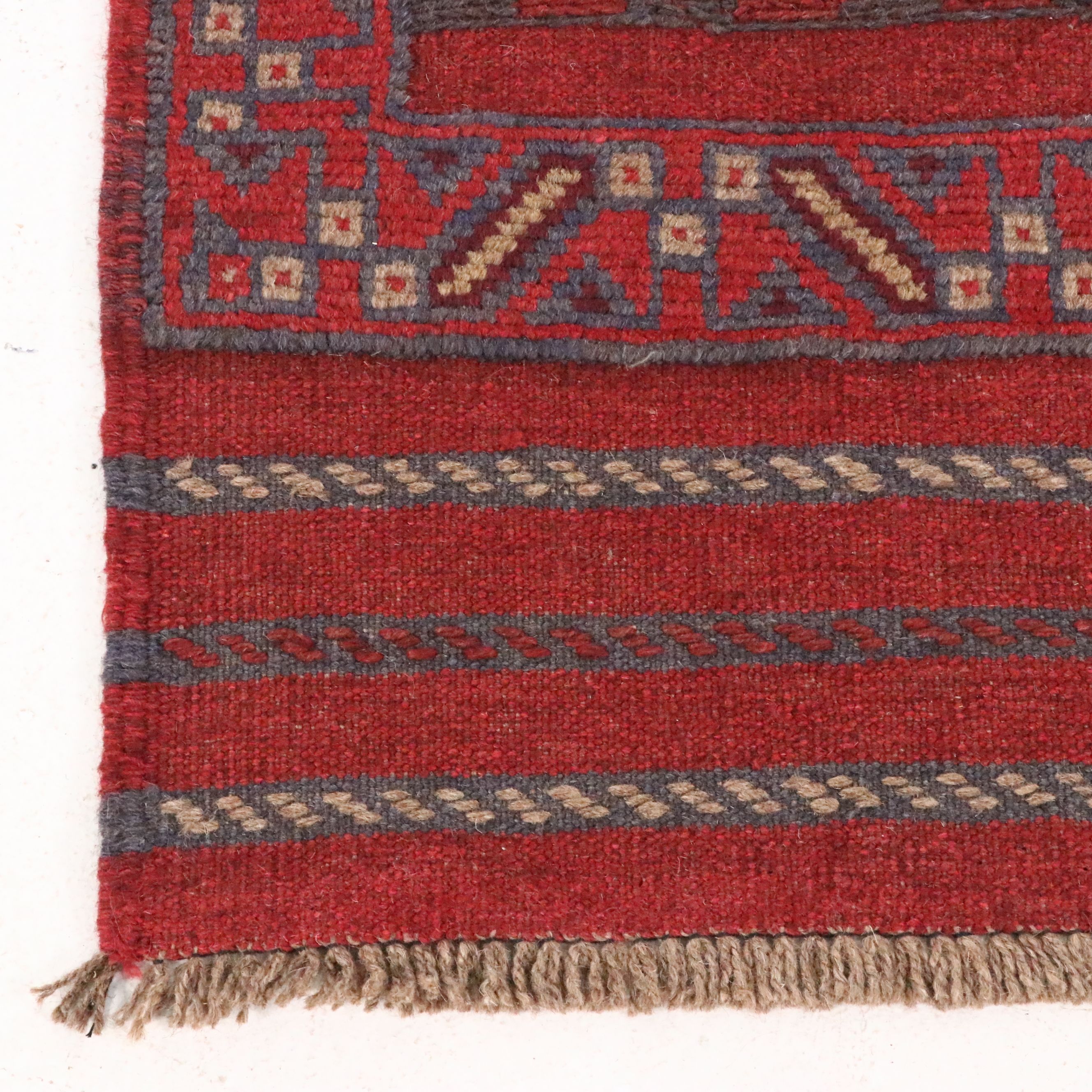 2' x 8'4 Handwoven Afghan Mashwani Carpet Runner