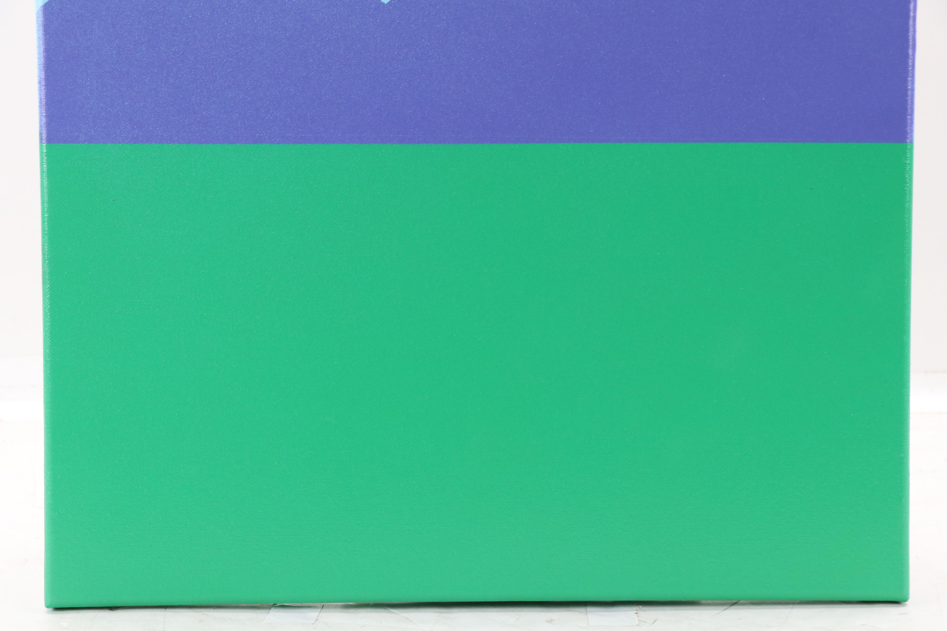 Jason Michael Durham Stylized Landscape Mixed Media Painting "Purple...," 2025