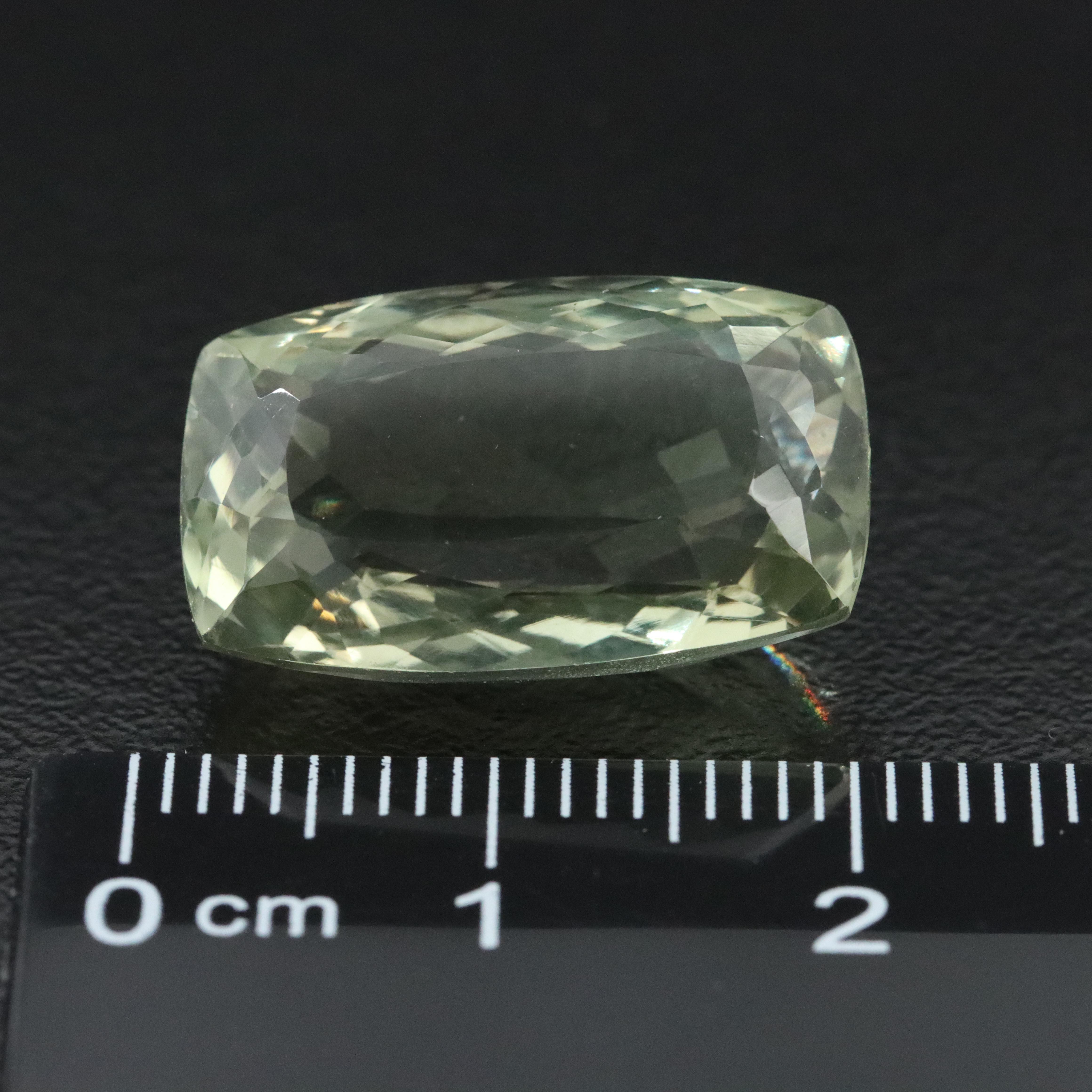 Loose 14.97 CT Prasiolite