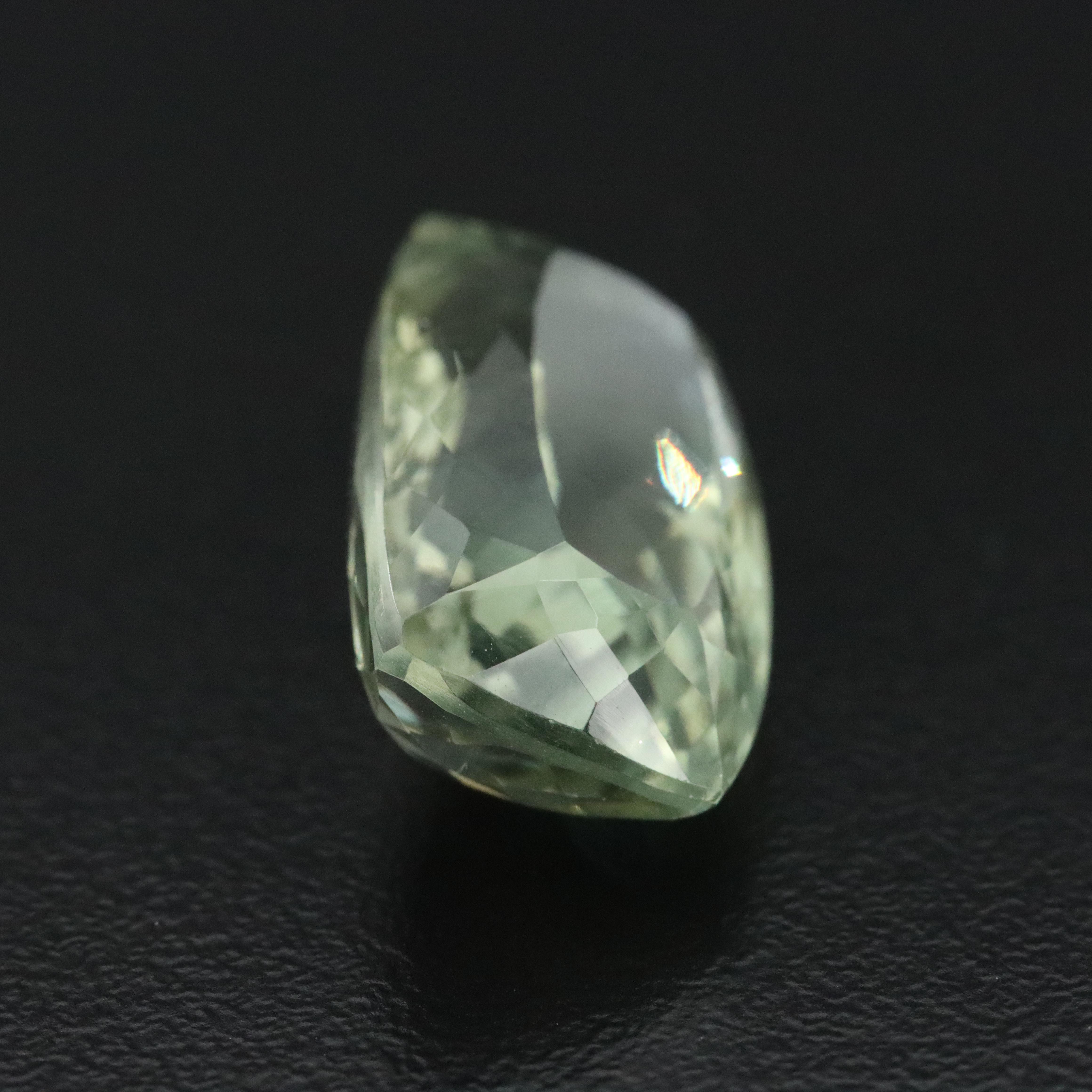 Loose 14.97 CT Prasiolite