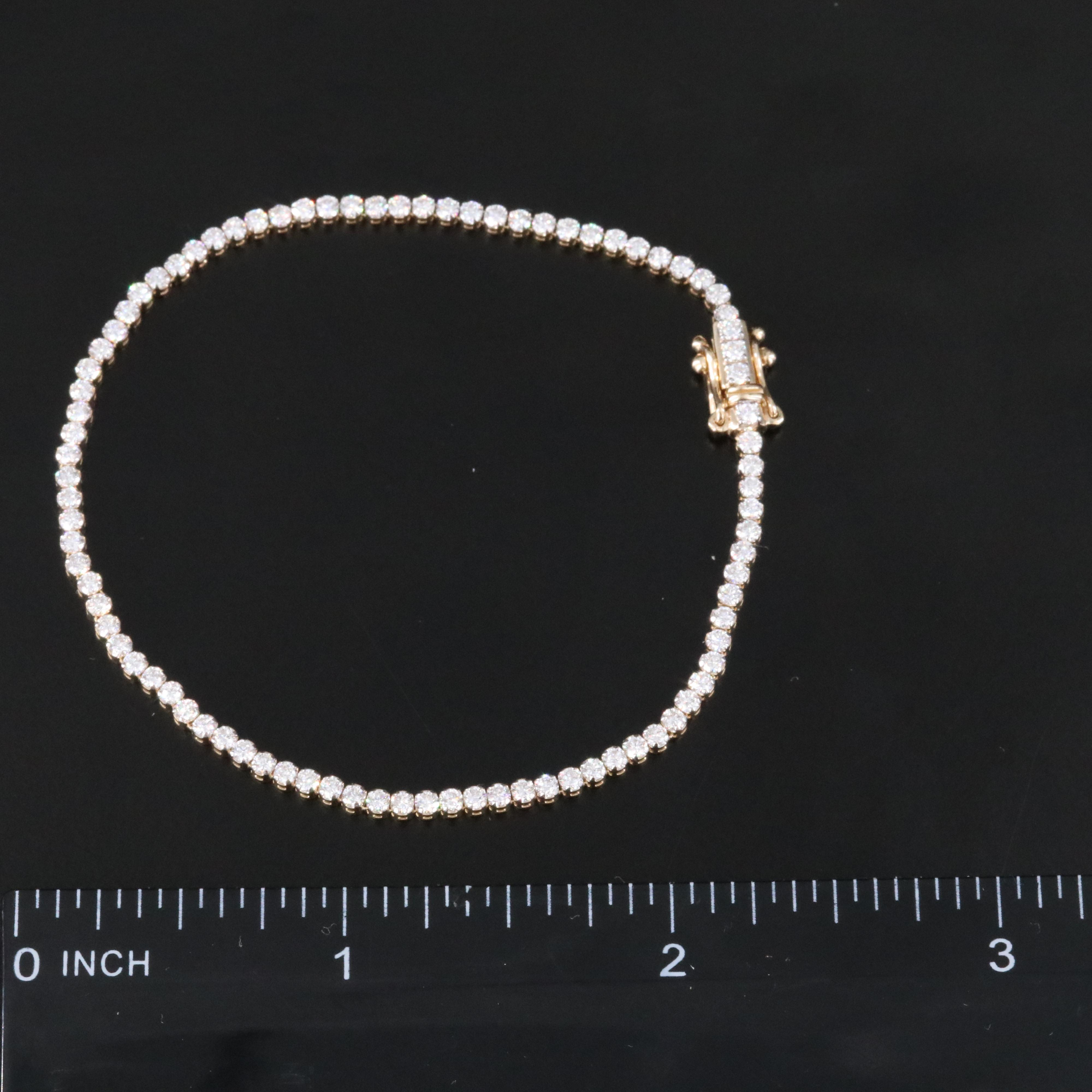 14K 2.00 CTW Lab Grown Diamond Bracelet