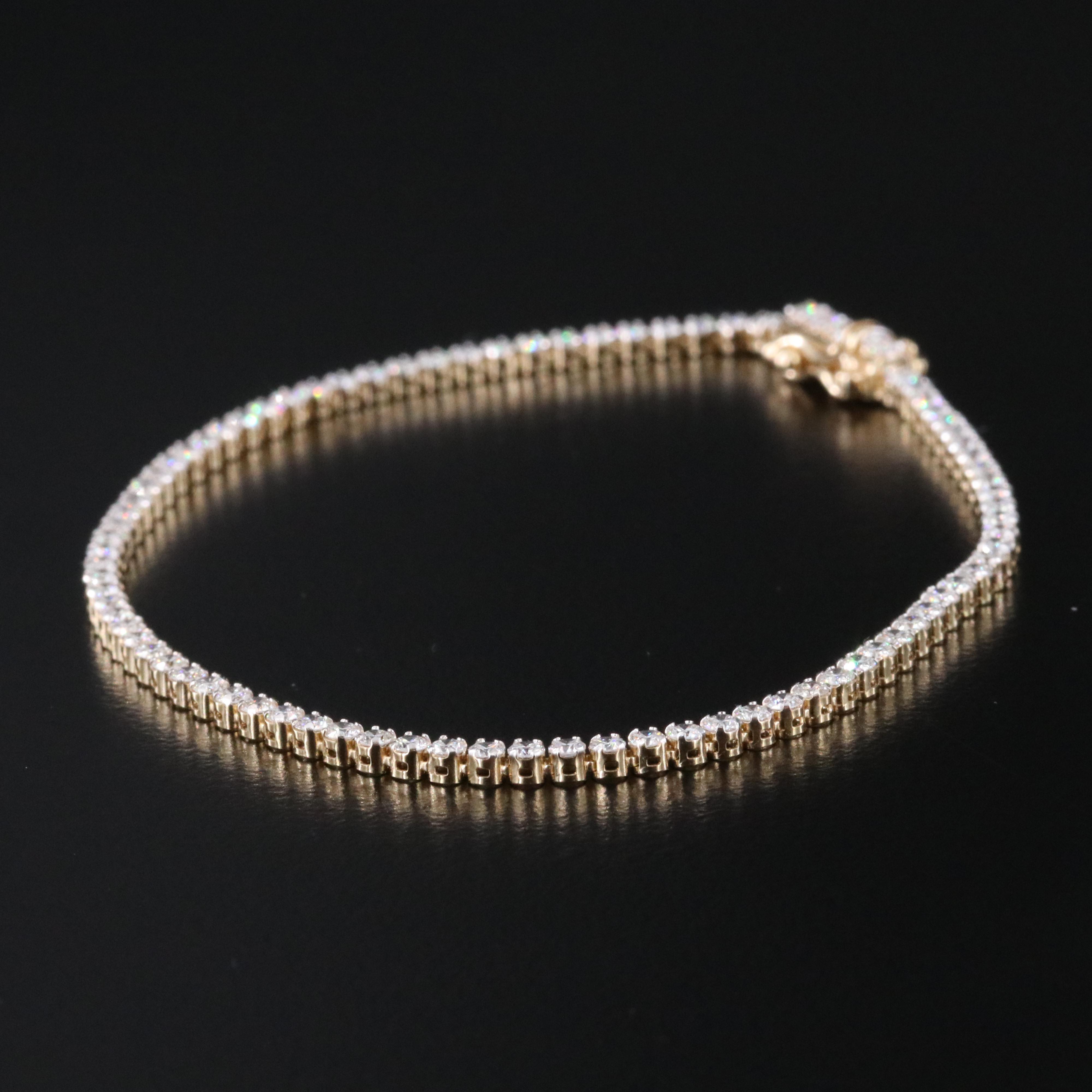 14K 2.00 CTW Lab Grown Diamond Bracelet