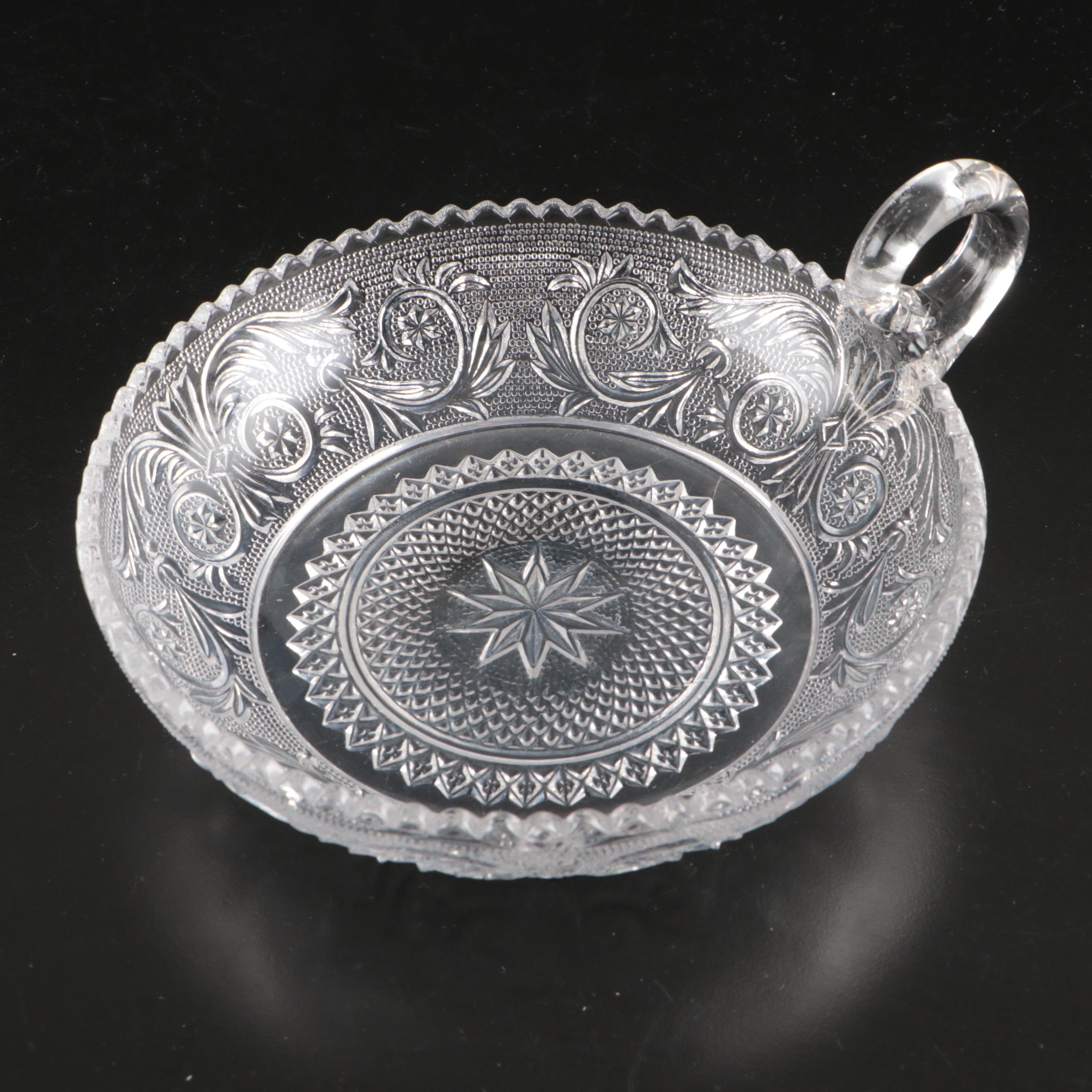 Duncan & Miller "Sandwich Clear" and Other Glass Serving Pieces, 20th Century