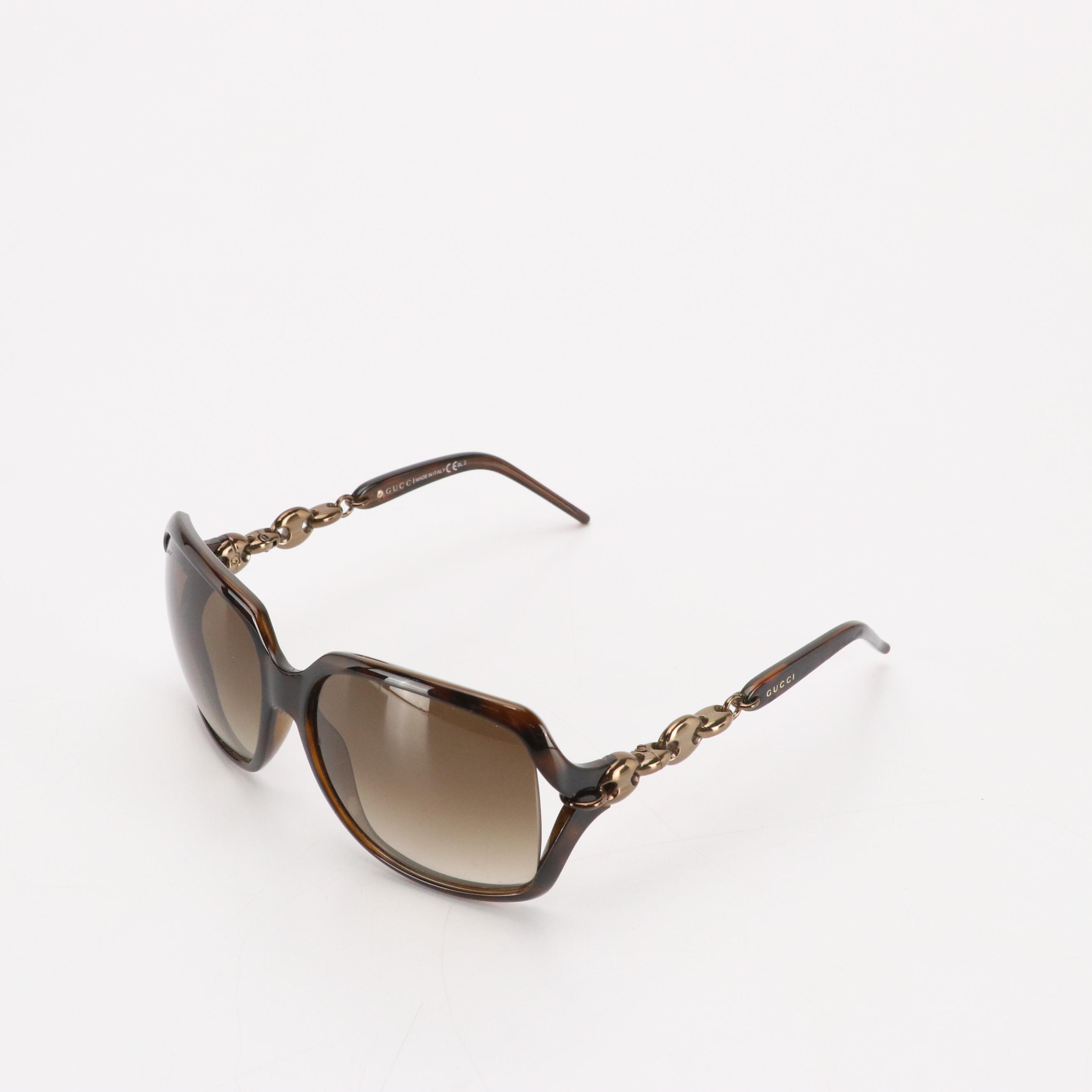 Gucci GG3584 Open Temple Oversized Square Sunglasses