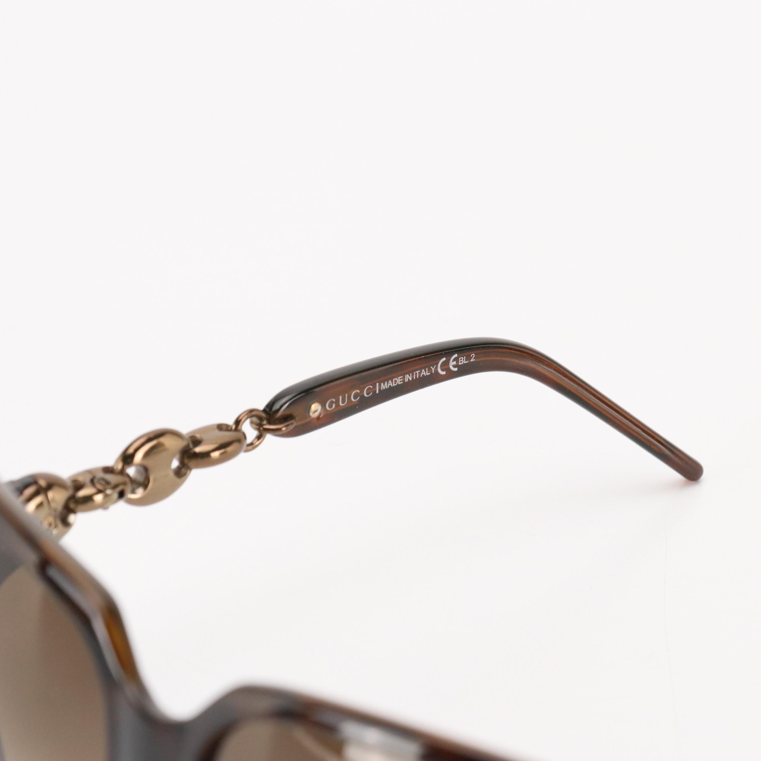 Gucci GG3584 Open Temple Oversized Square Sunglasses