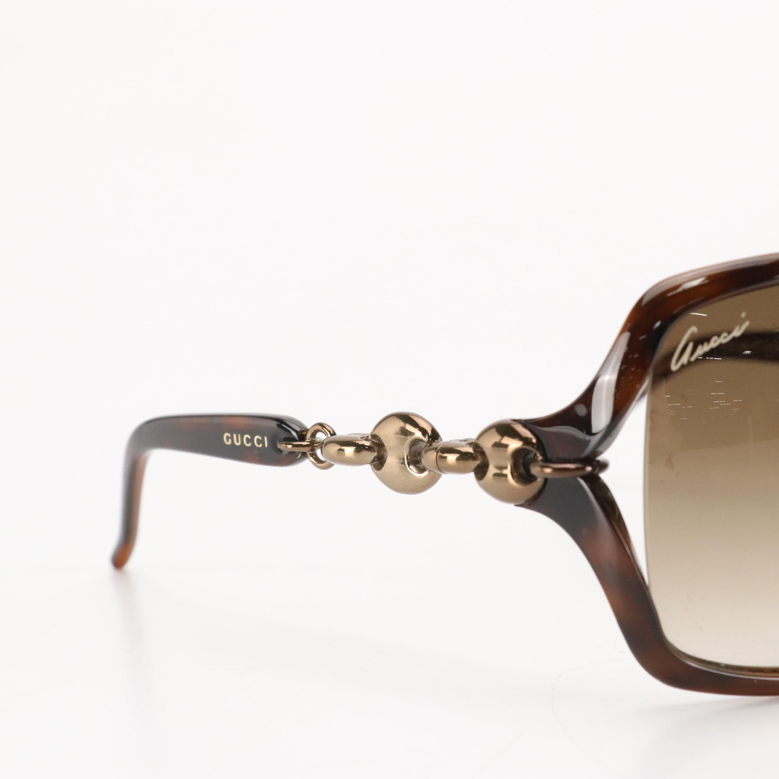 Gucci GG3584 Open Temple Oversized Square Sunglasses