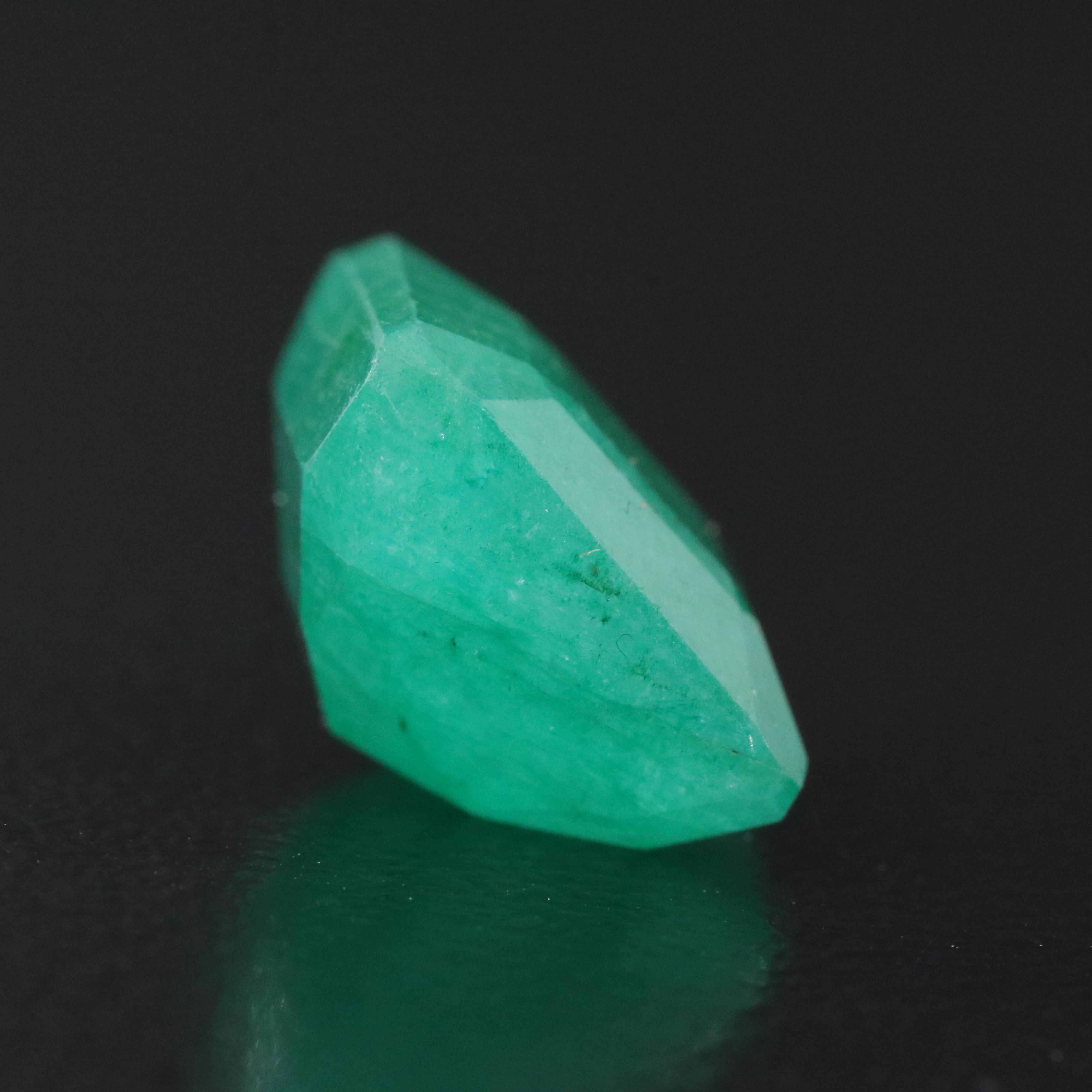 Loose 6.49 CT Emerald