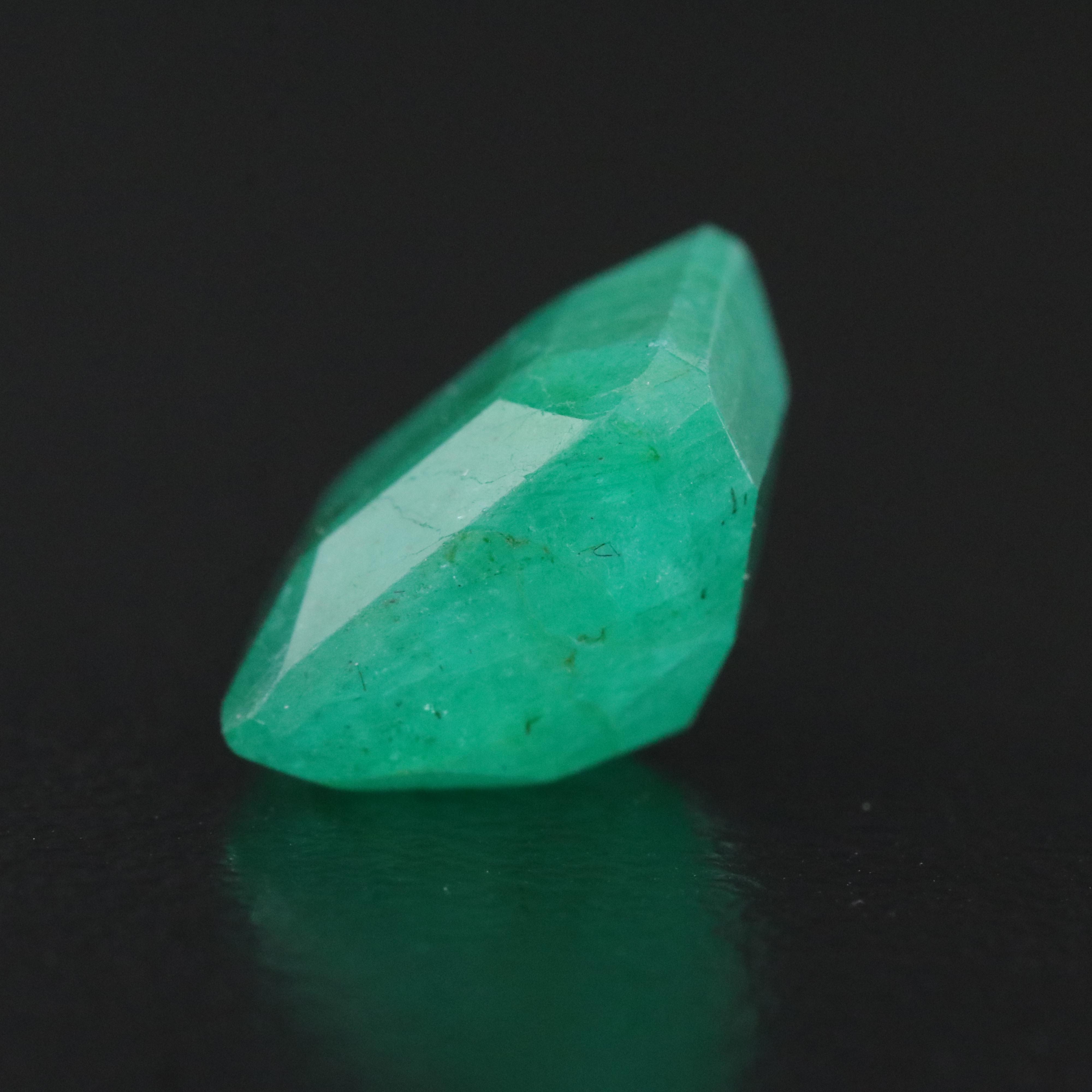 Loose 6.49 CT Emerald