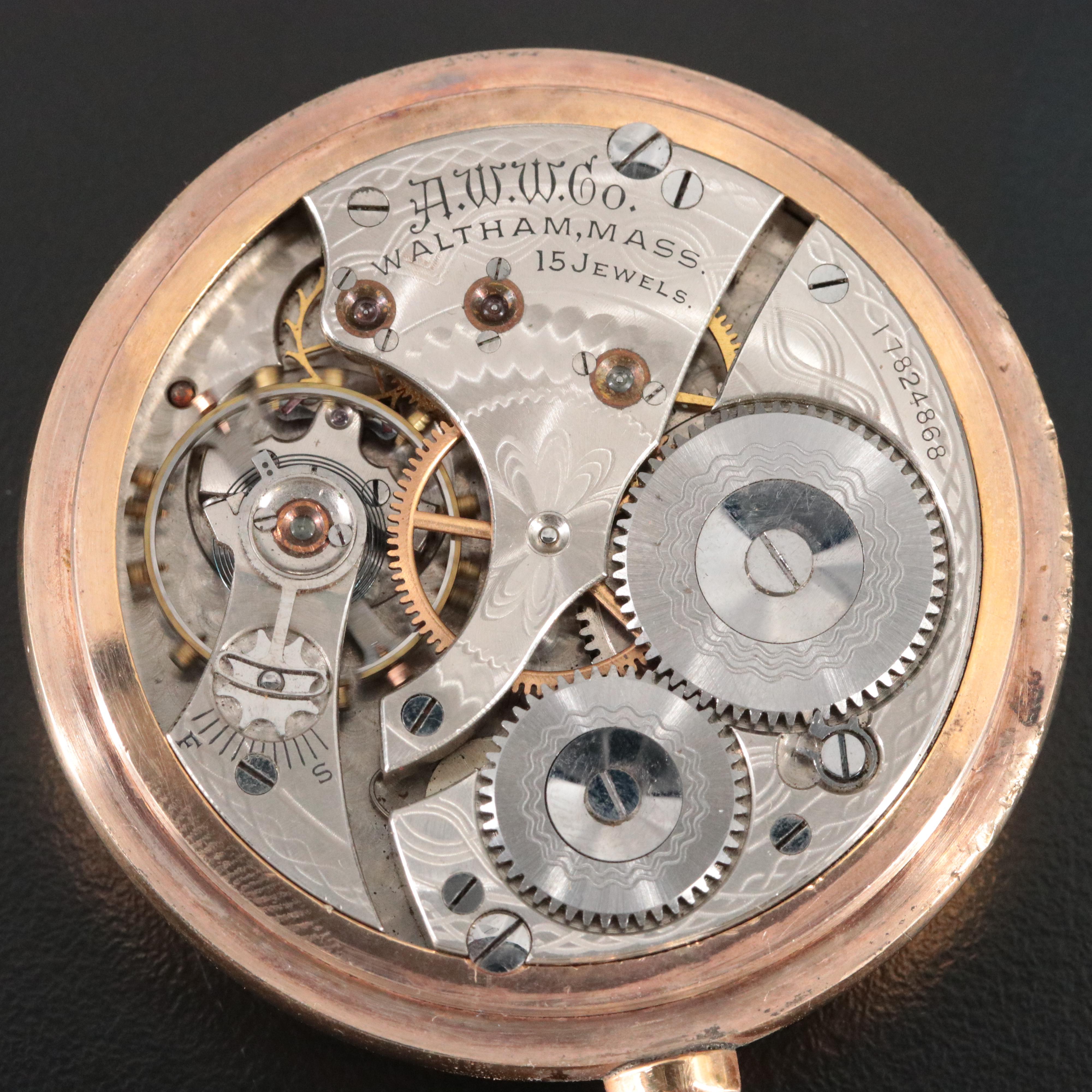 1909 Waltham Gold-Filled Pocket Watch