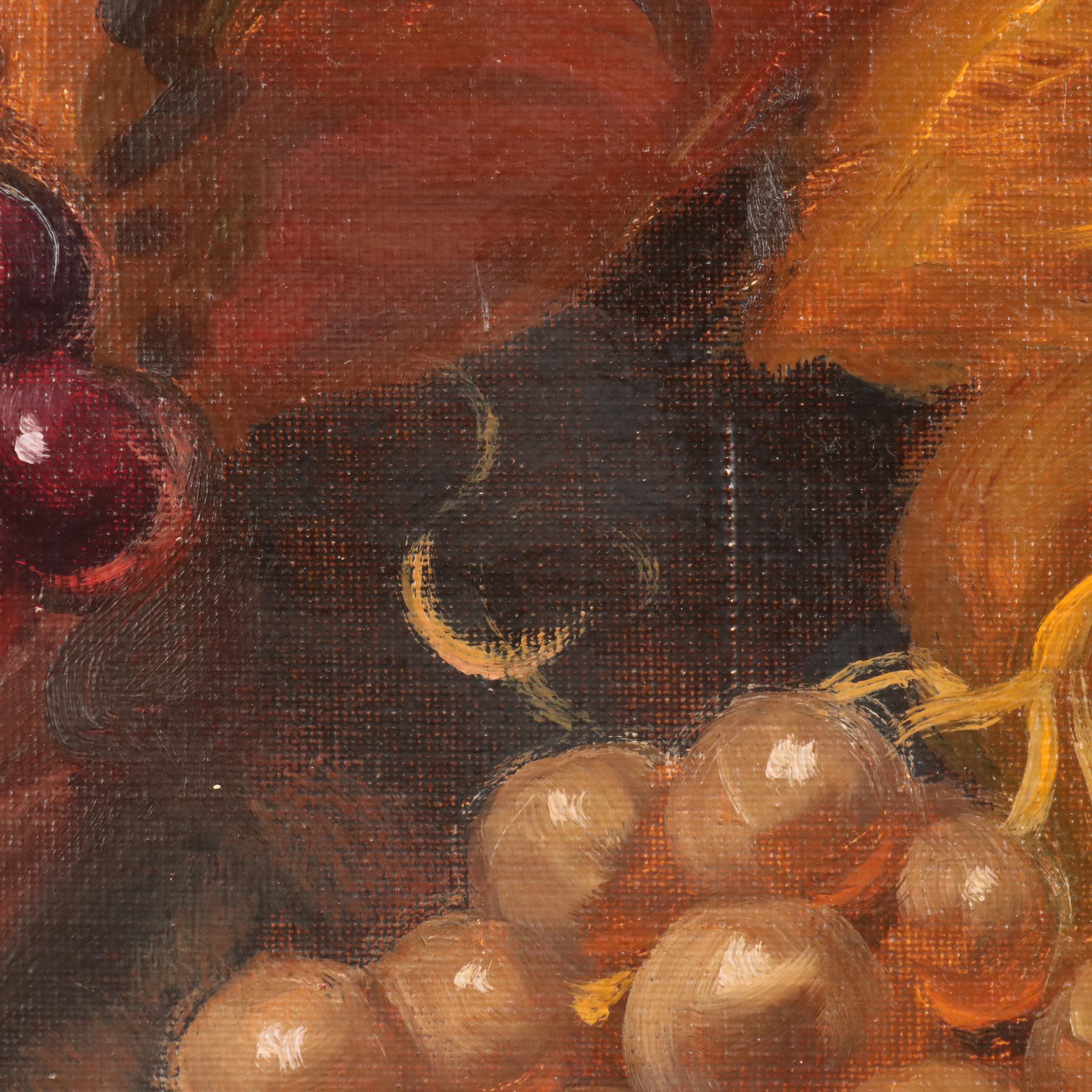 H.M. Csek Still Life Oil Painting of Autumnal Harvest