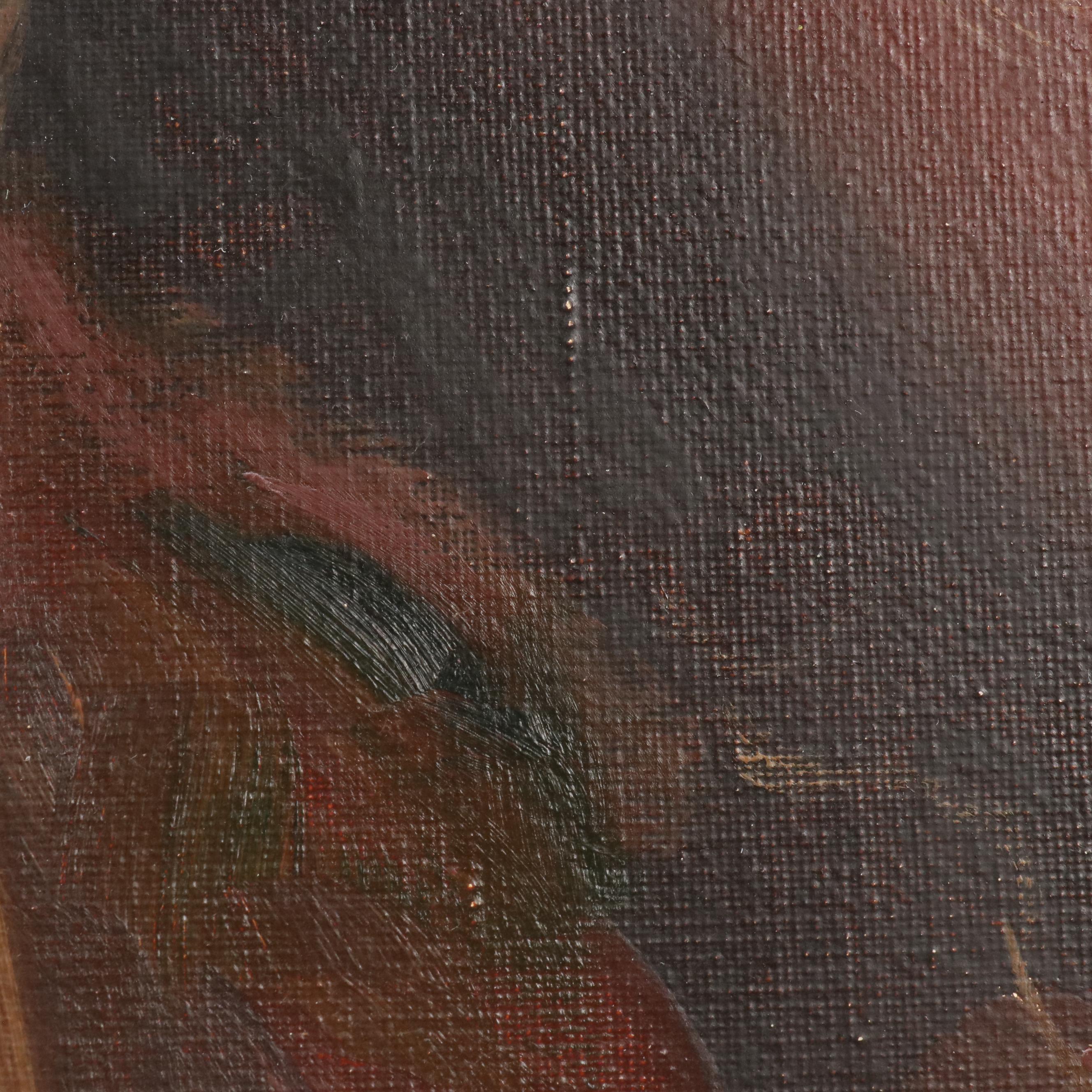 H.M. Csek Still Life Oil Painting of Autumnal Harvest