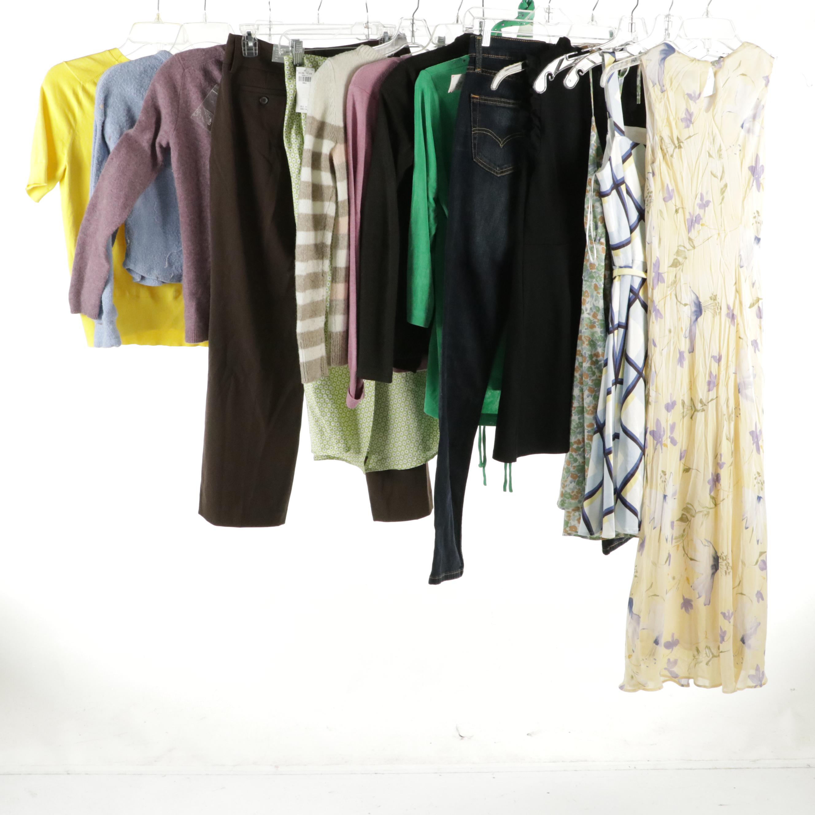 Tahari Cashmere V-Neck Sweater, Levi's 511" Slim Jeans, Other Dresses & More