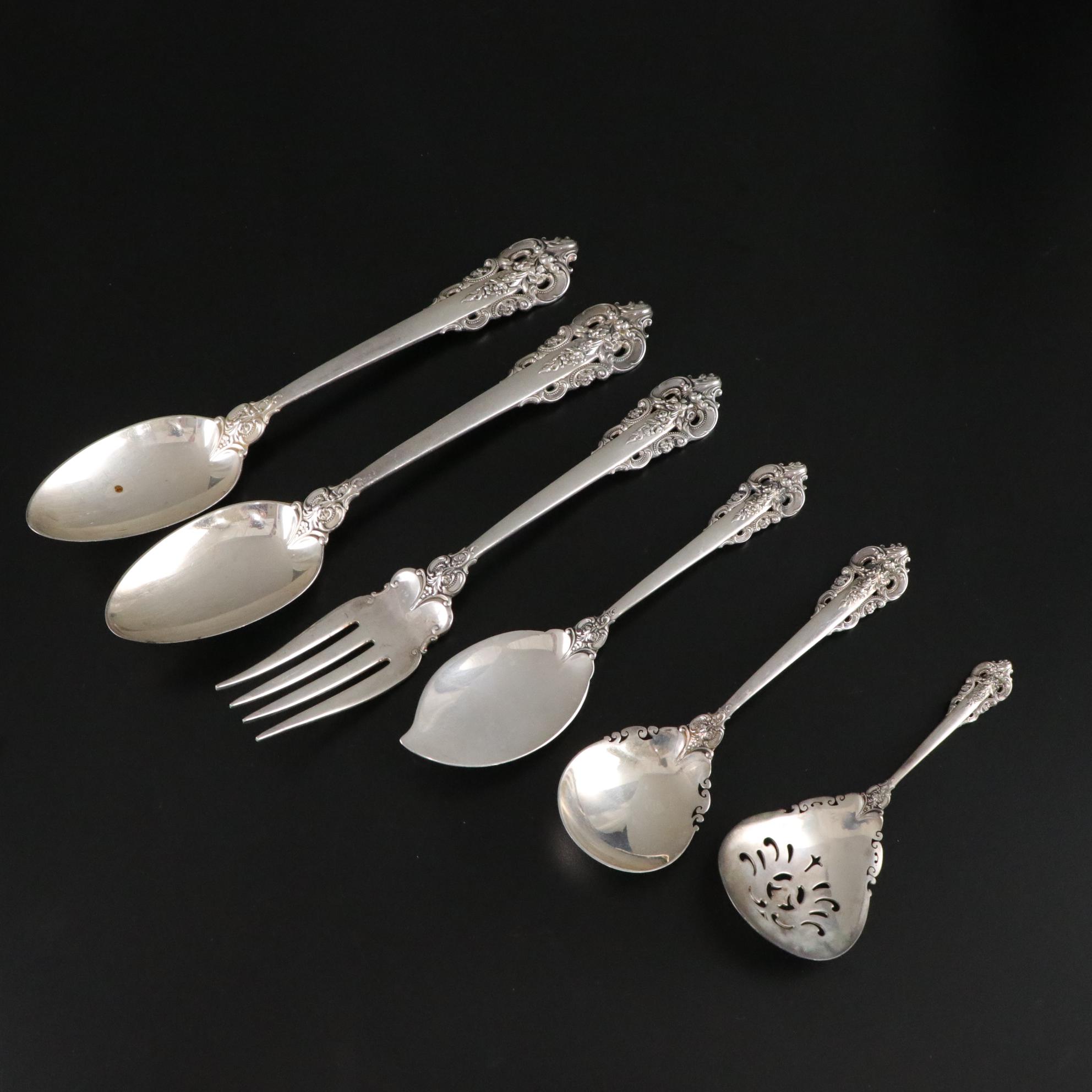 Wallace "Grande Baroque" Sterling Silver Flatware Set
