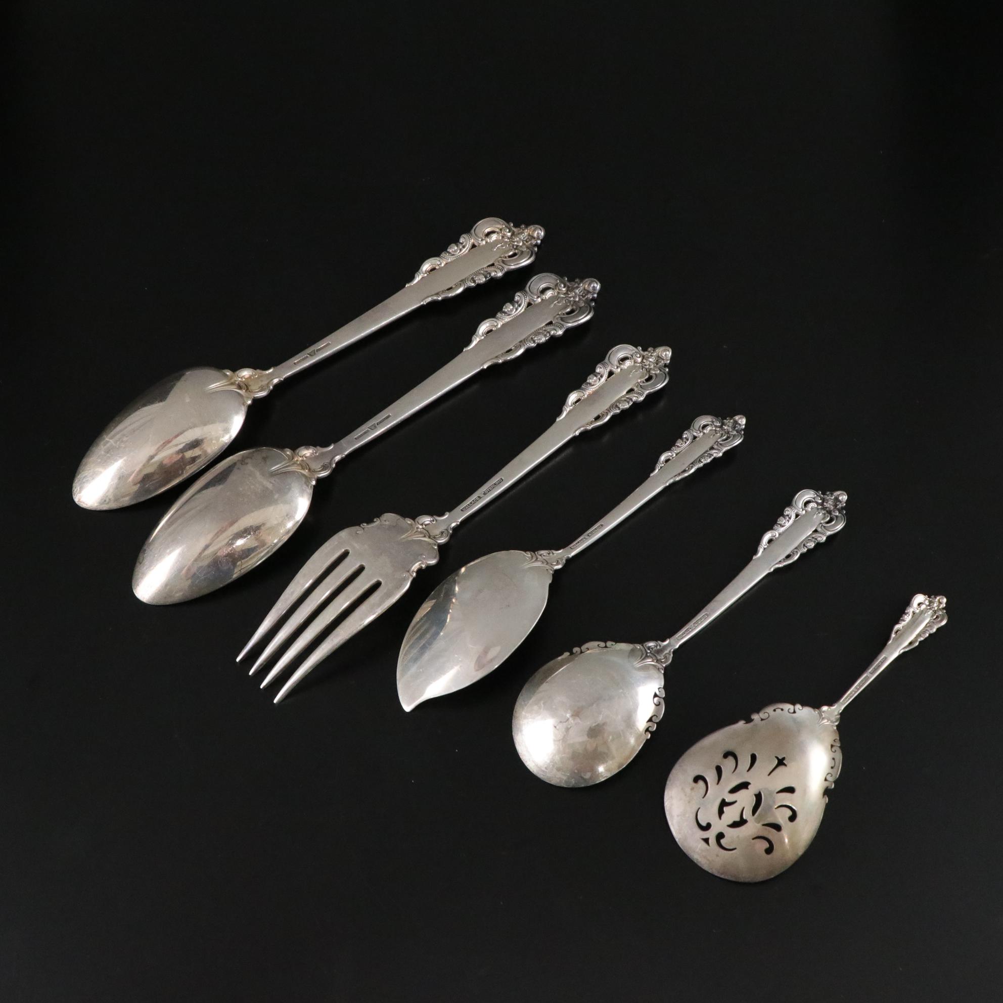 Wallace "Grande Baroque" Sterling Silver Flatware Set