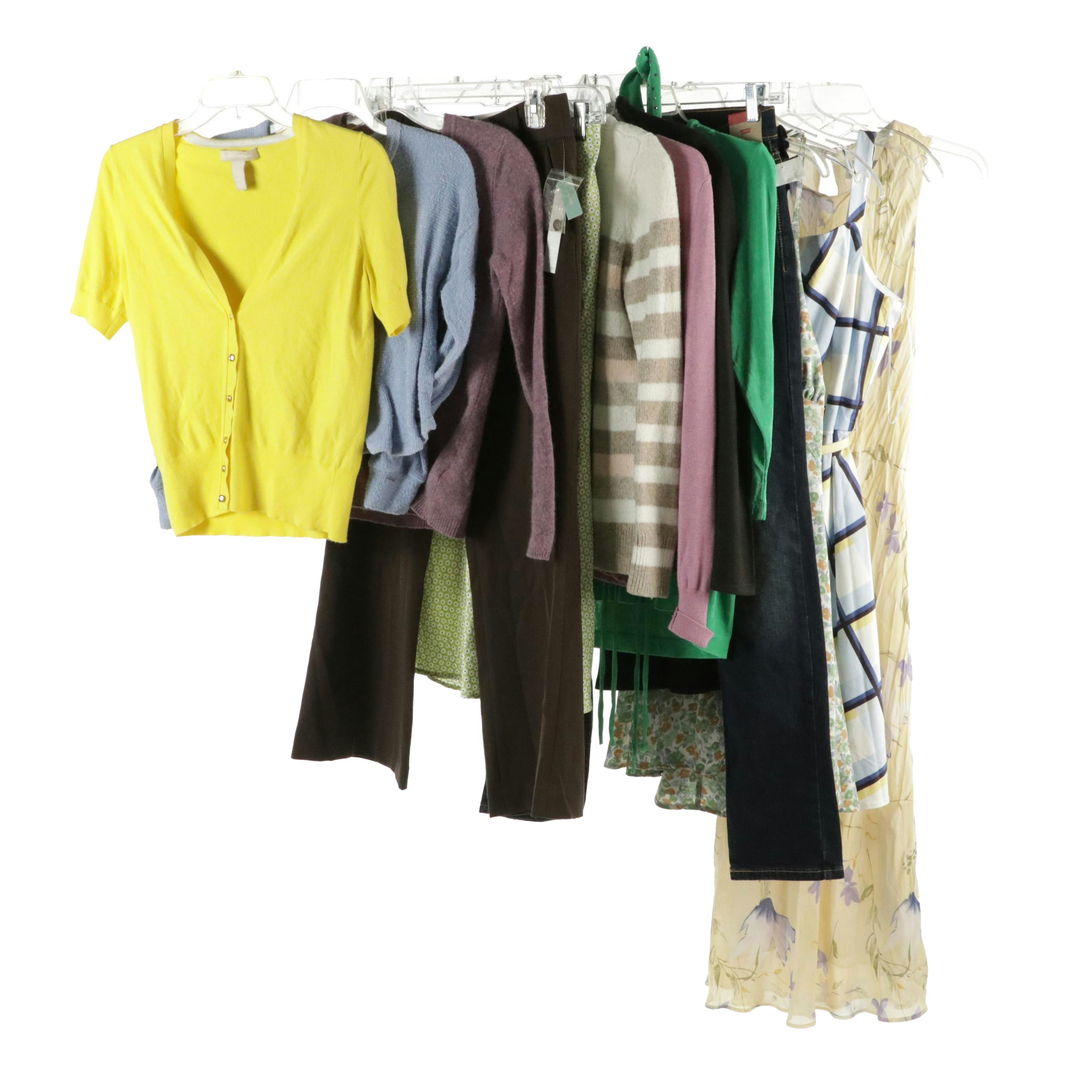 Tahari Cashmere V-Neck Sweater, Levi's 511" Slim Jeans, Other Dresses & More