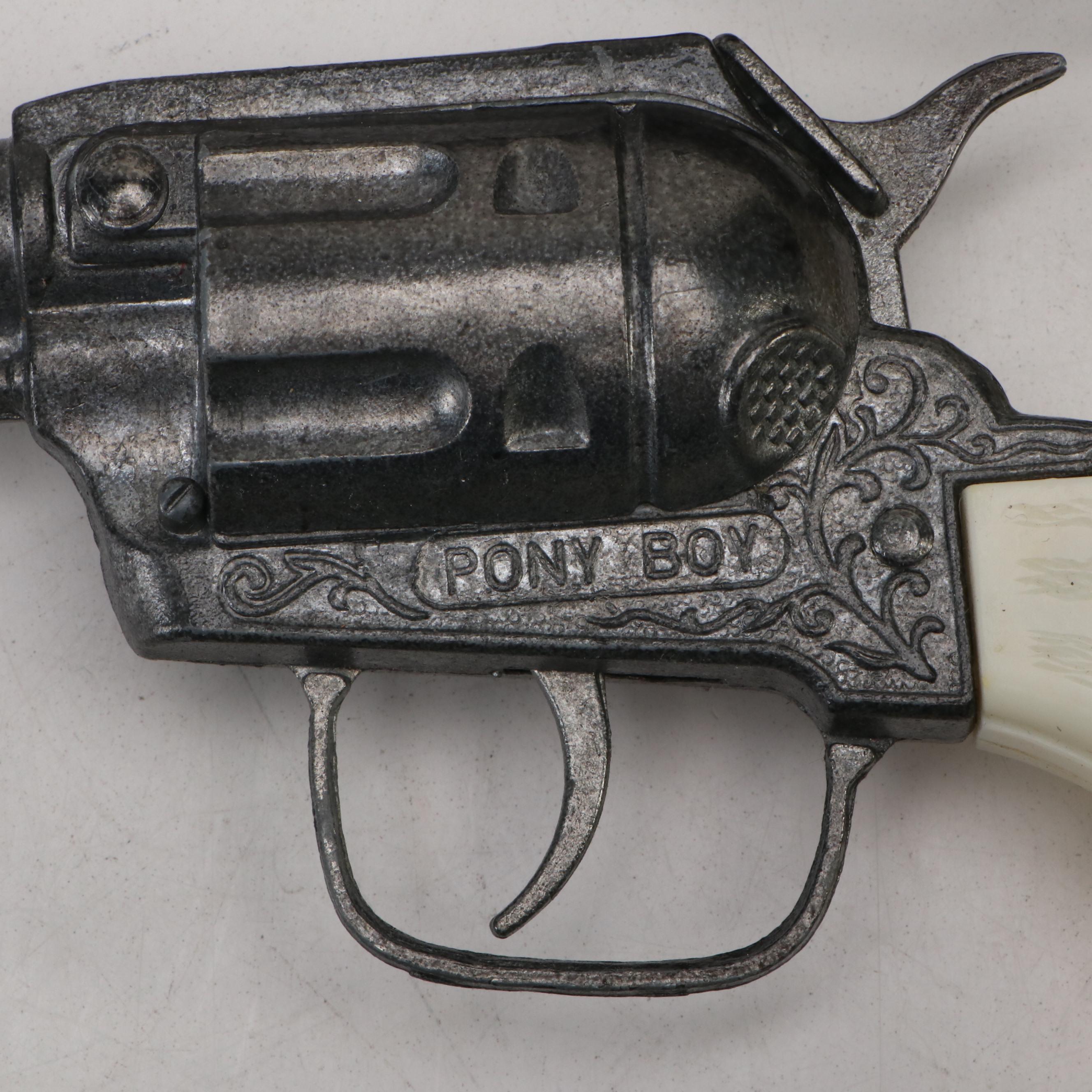 Pony Boy, Top Gun Jr. and Other Toy Cap Guns, Mid-20th Century